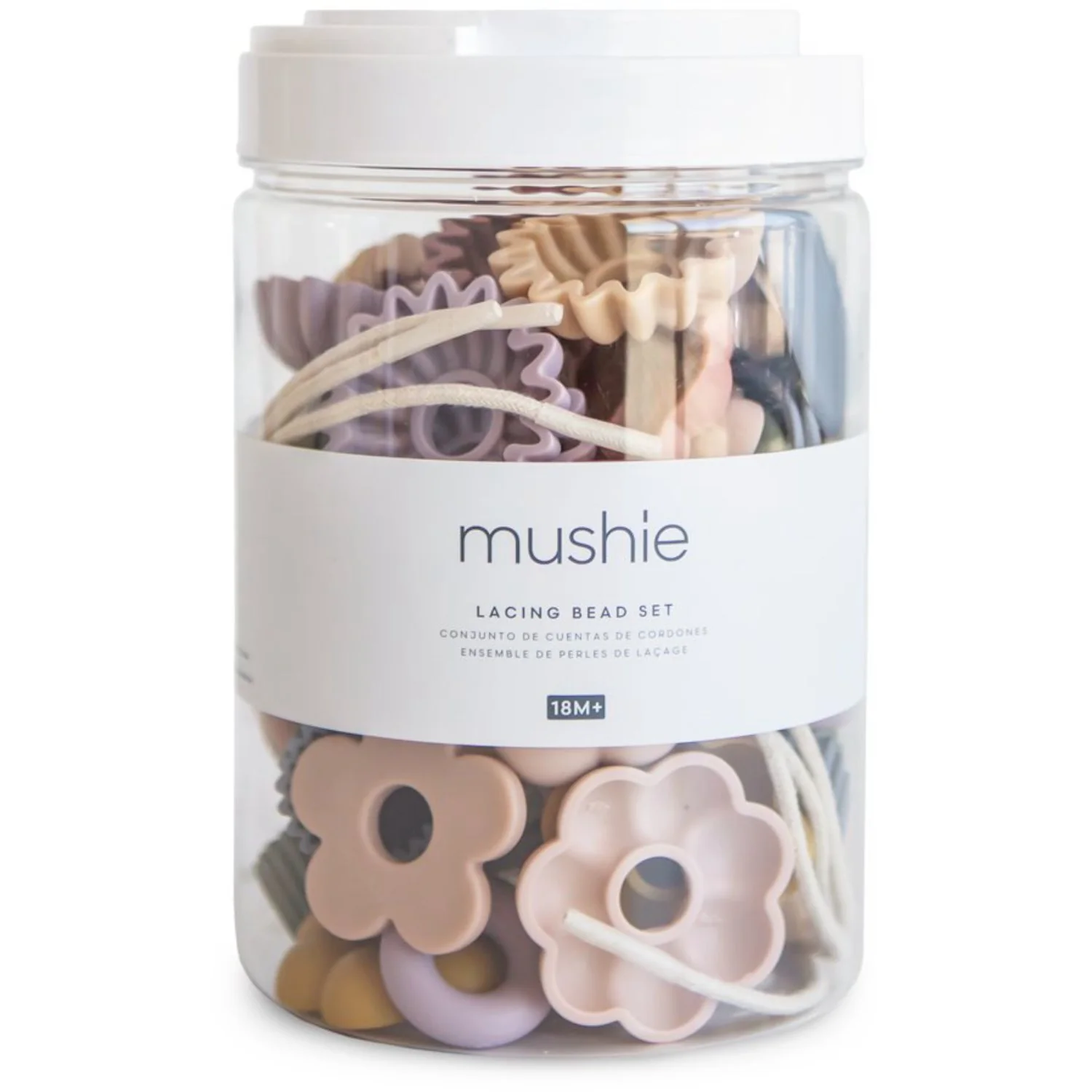 Mushie Multi Mushie Bead Lacing Toy Set - Image 8