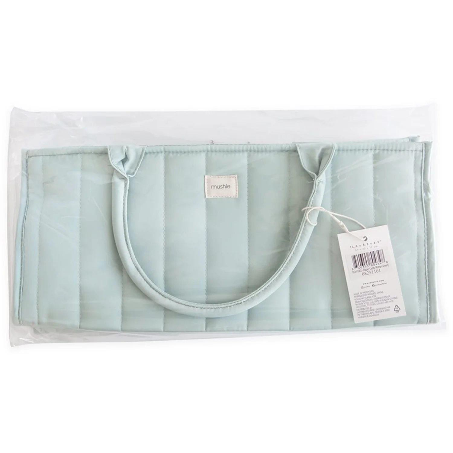 Mushie Roman Green Mushie Diaper Caddy - Roman Green - Image 7