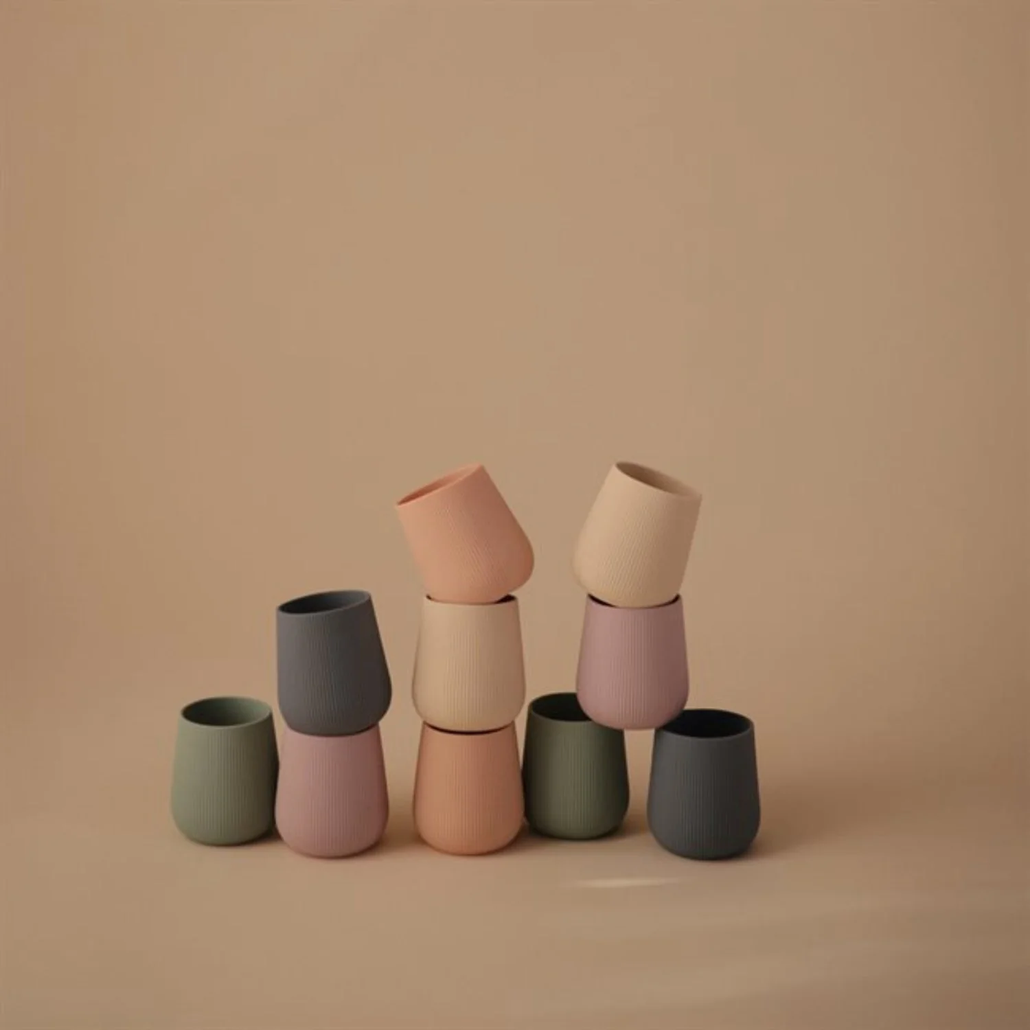 Mushie Shifting Sand Silicone Starter Cup - Image 4