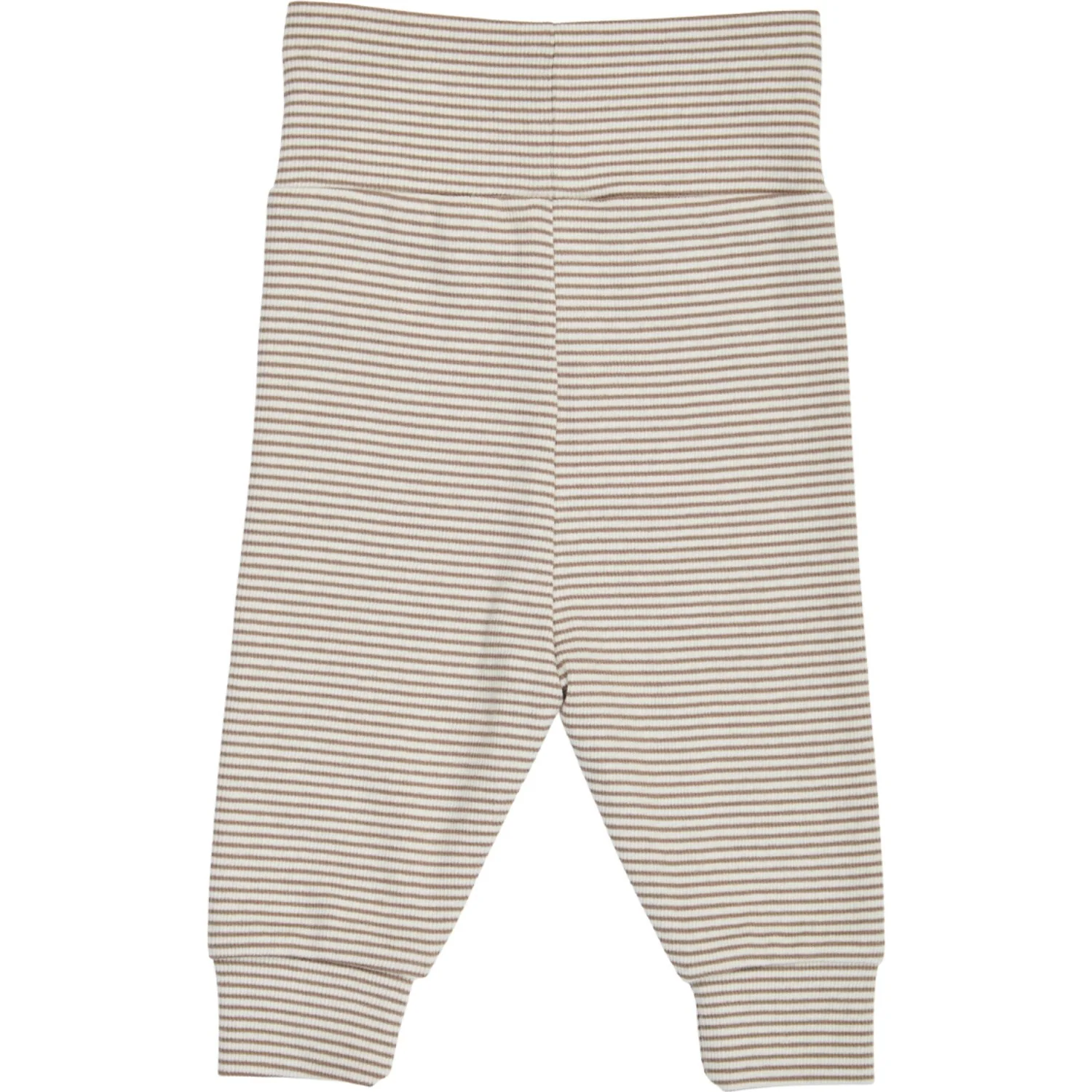 Müsli Balsam Cream/ Walnut Mini Stripe Rib Pants - Image 2