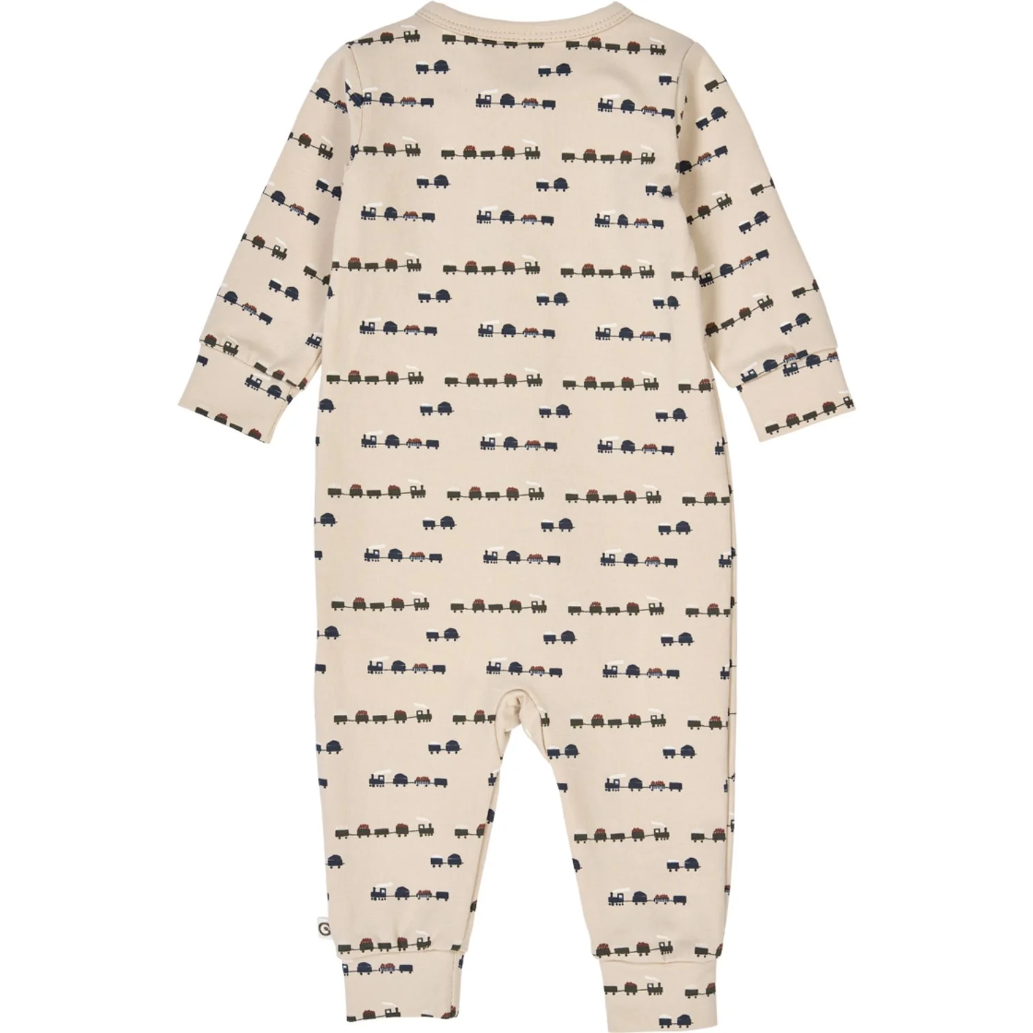 Müsli Oak/ Root/ Deep Green Train Zip Bodysuit - Image 2
