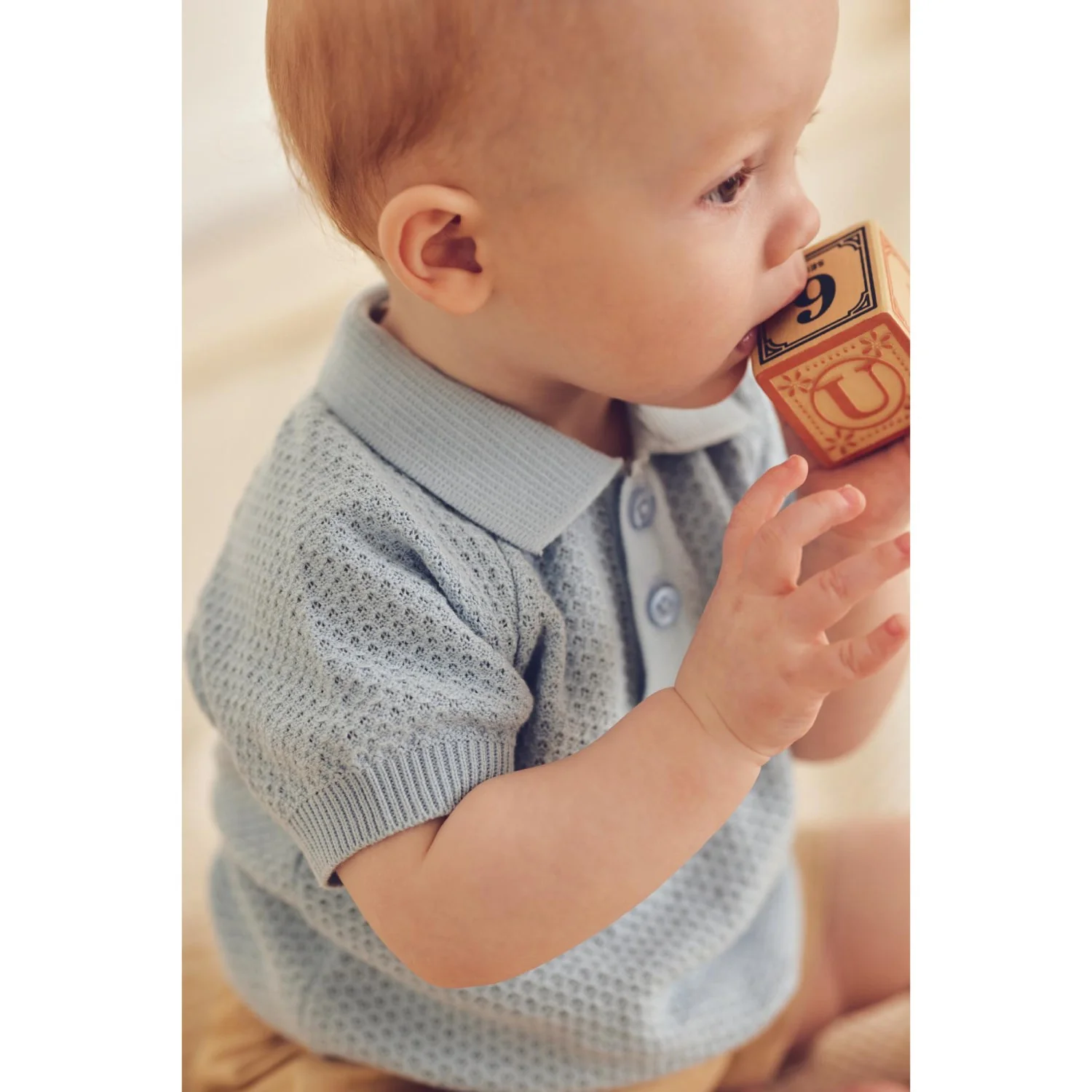 Müsli Ocean Sea Knit S/S Polo T Baby - Image 3