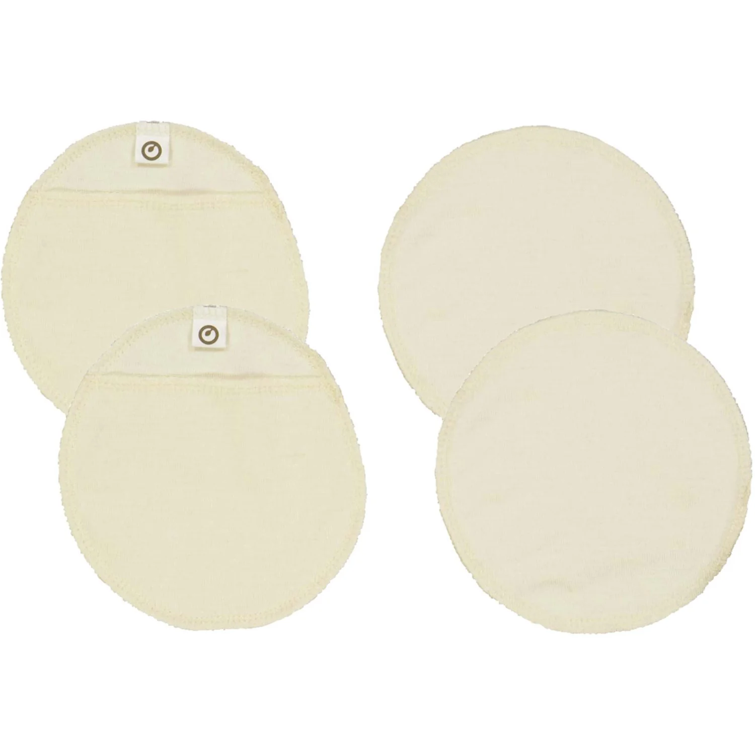 Müsli Raw Color Wool/Silk Nursing Pads 2-Pack