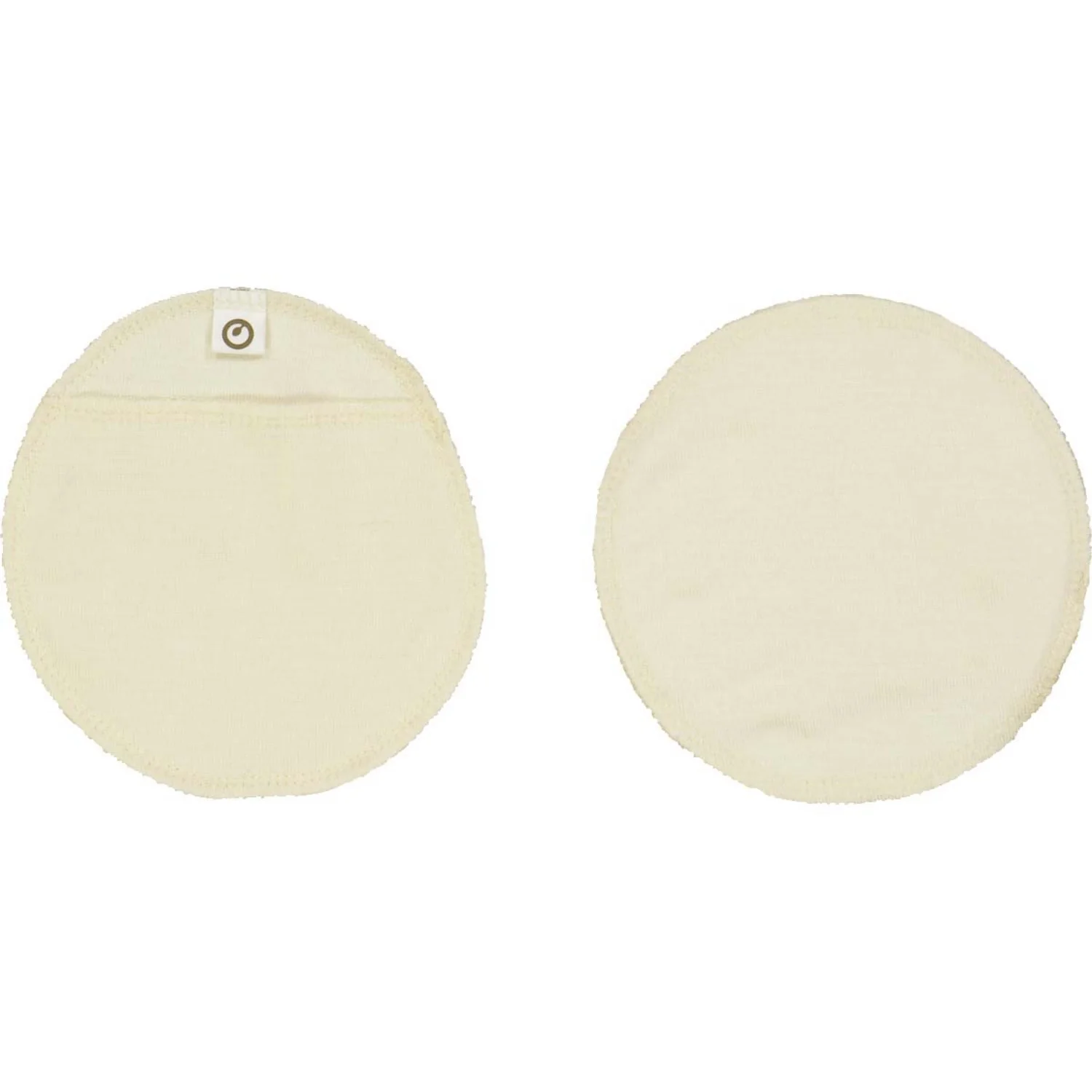 Müsli Raw Color Wool/Silk Nursing Pads 2-Pack - Image 2