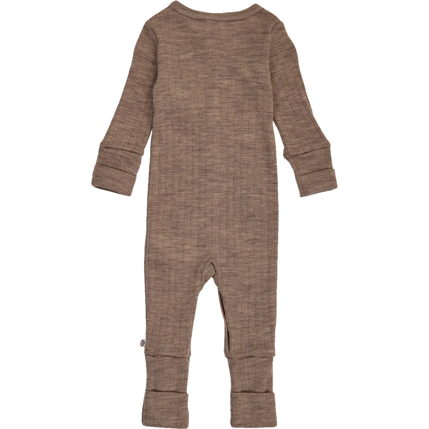 Müsli Walnut Melange Woolly Rib Onesie - Image 3