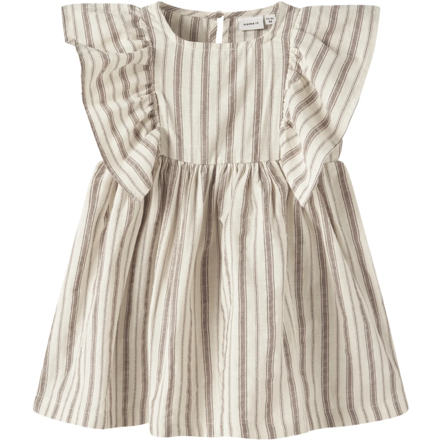 Name It Almond Milk Brown Lentil Nmfhimali Capsl Dress