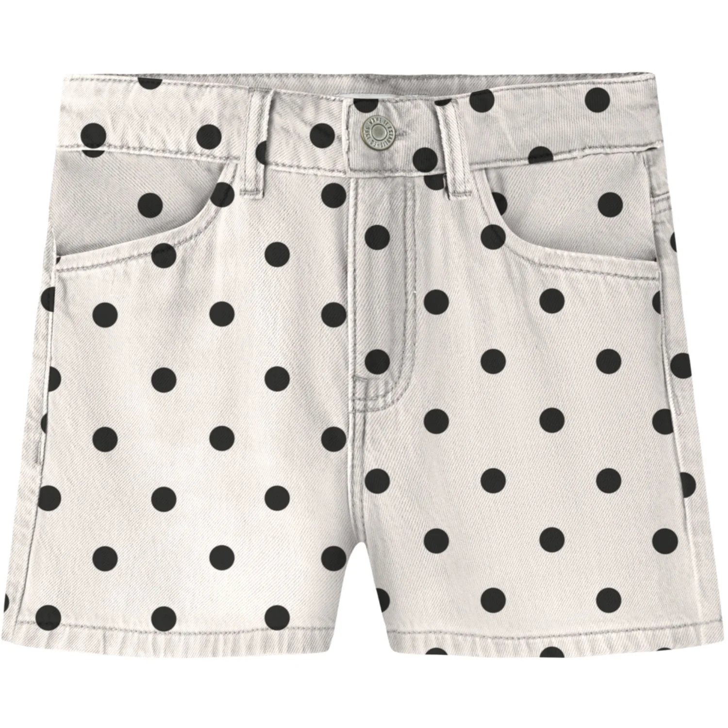 Name It Antique White Dot Nkfrose Twi Shorts 1559-Td
