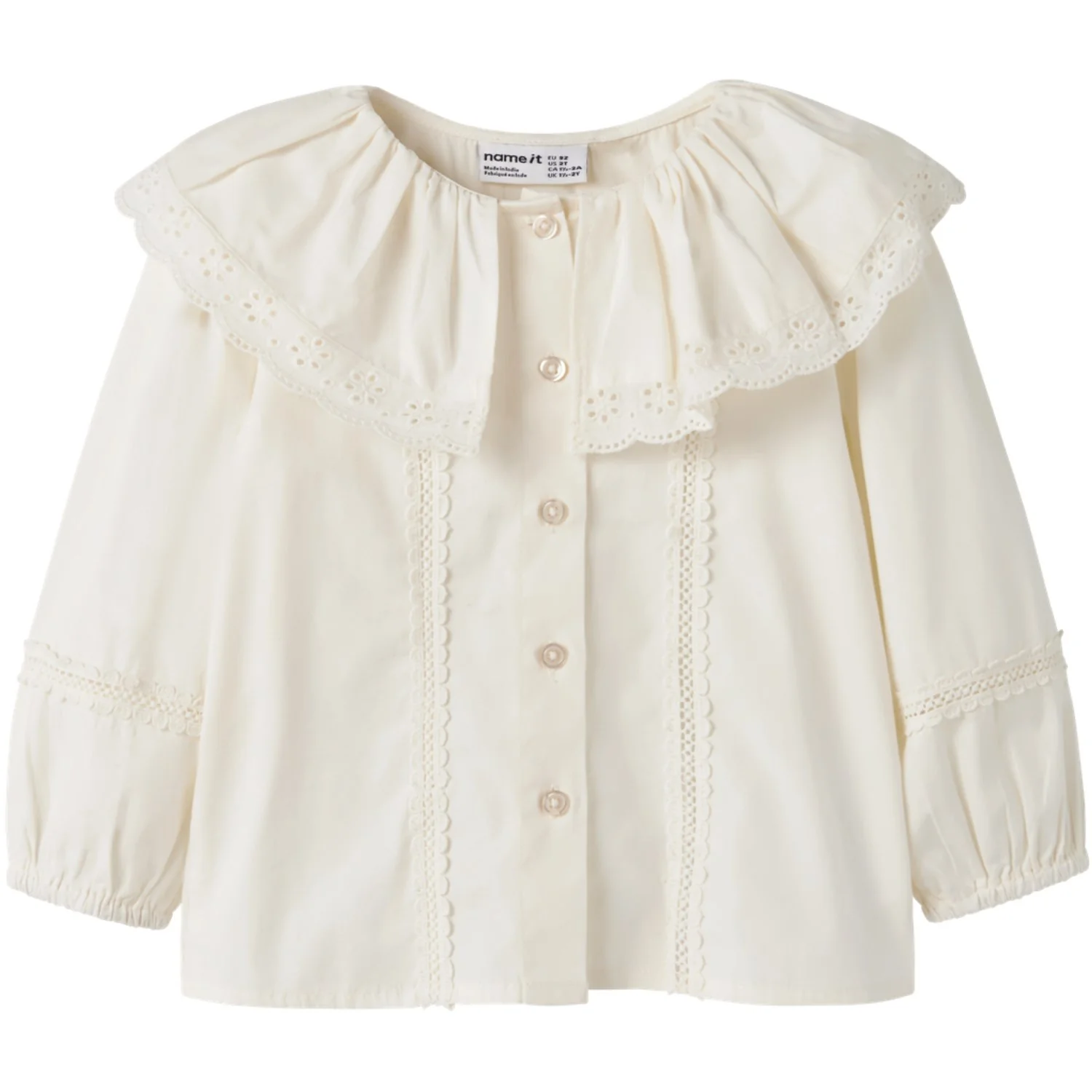 Name It Antique White Nmfkis Ls Shirt