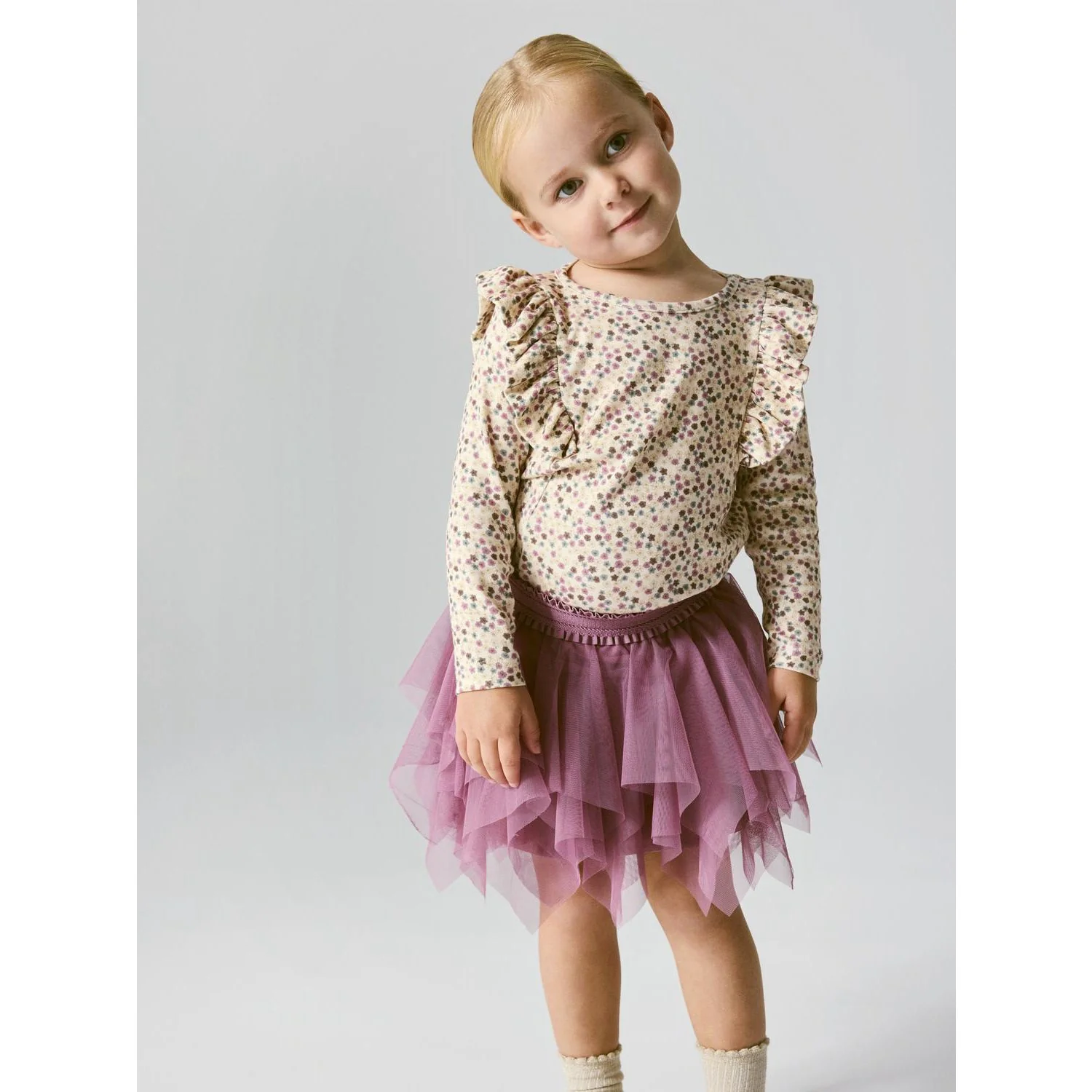 Name It Antique White Nmflianna Xsl Ls Top - Image 2