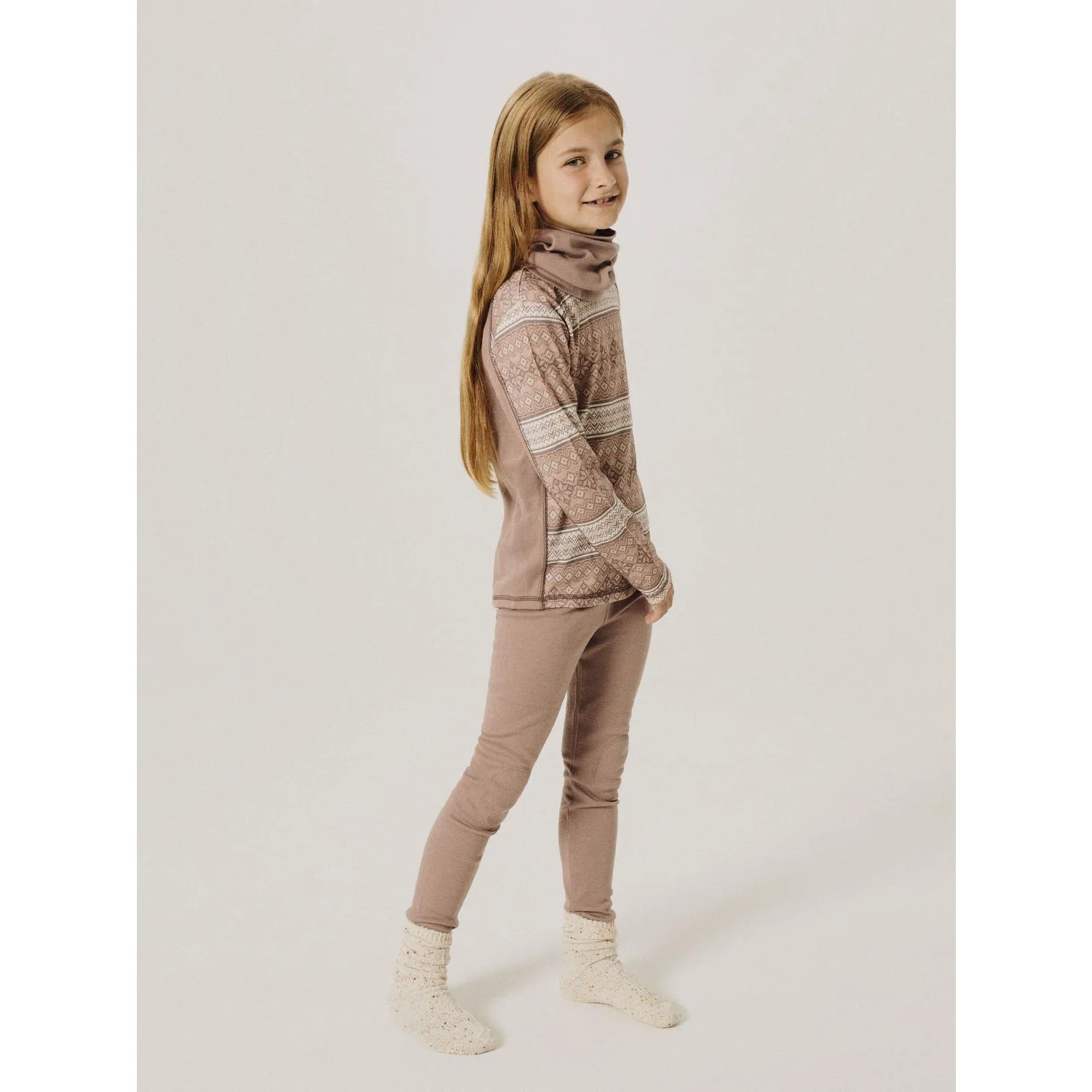 Name It Antler Snow Pattern Nkfwillto Wool Ls Top - Image 2