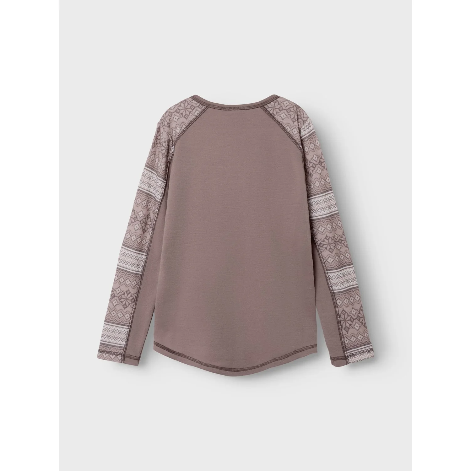 Name It Antler Snow Pattern Nkfwillto Wool Ls Top - Image 5