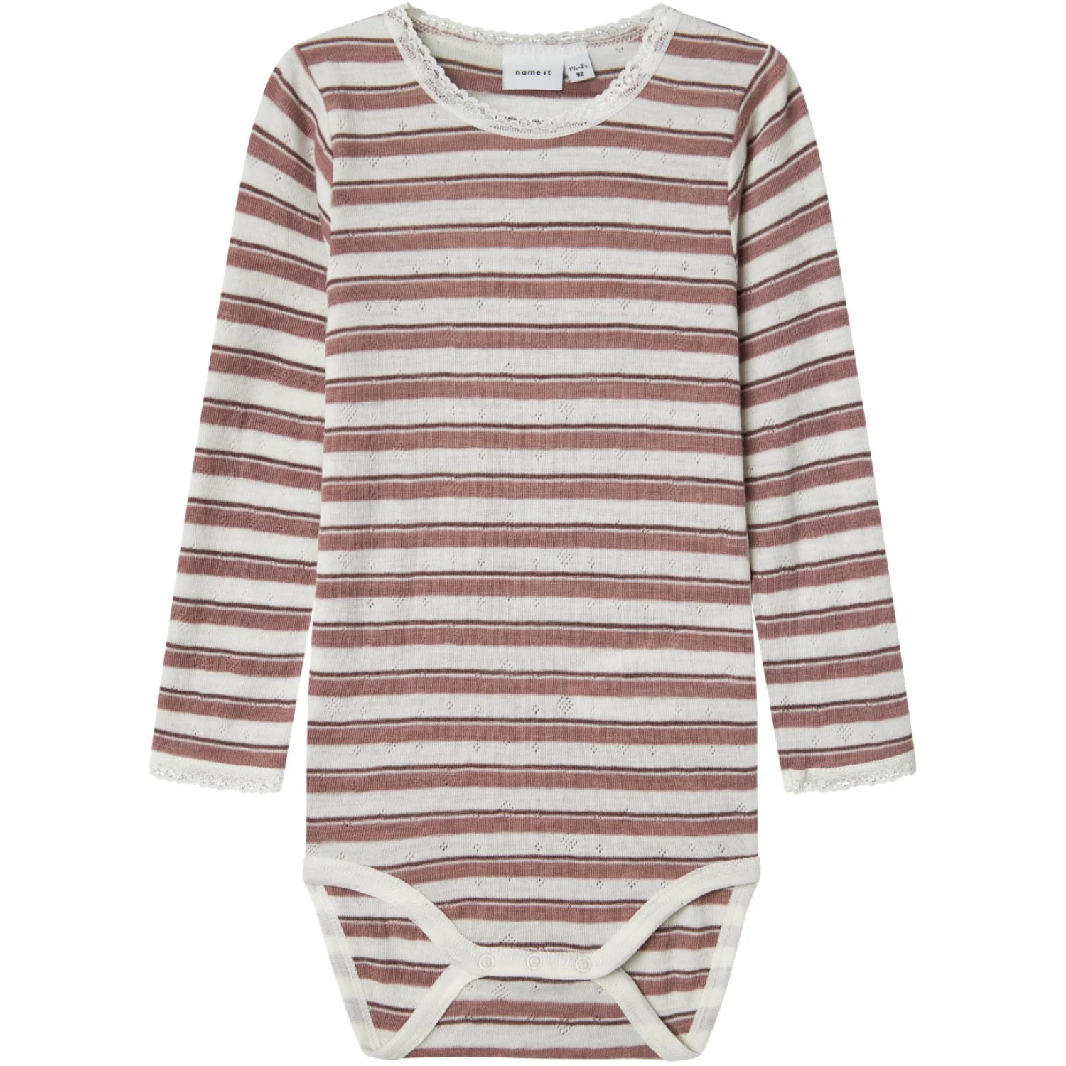 Name It Antler Snow White Nmfwang Wool Needle Ls Body