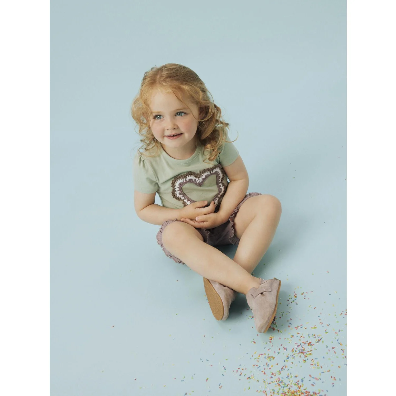 Name It Aqua Gray Jamaria T-Shirt - Image 2