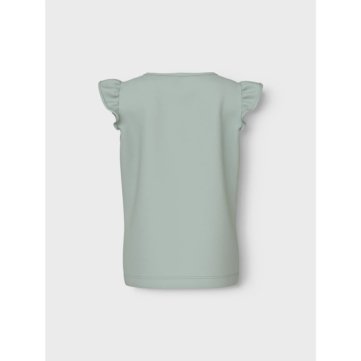 Name It Aqua Gray Yellow Flower Vayana Capsl Top - Image 3