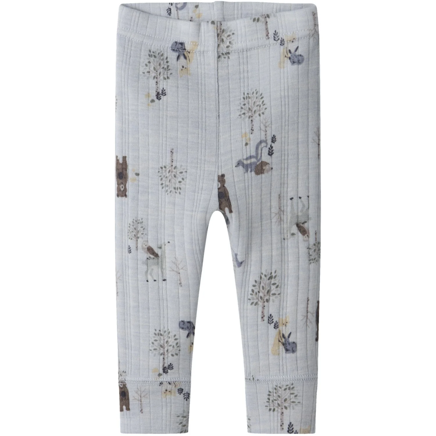 Name It Arctic Ice Forest Animal Nbmwang Wool Needle Longjohn Noos