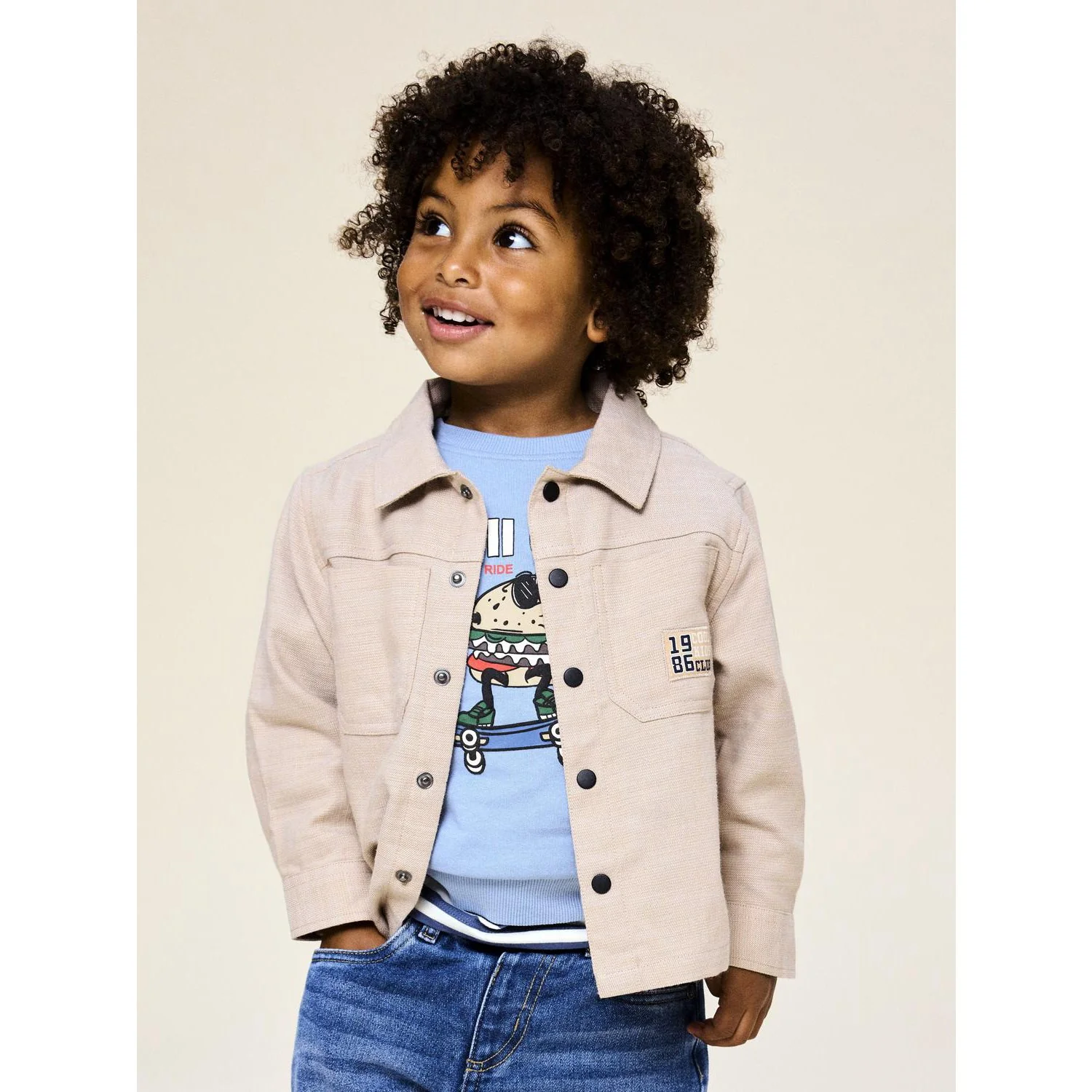 Name It Ashley Blue Nmmkore Ls Nreg Sweat Unb Box - Image 3