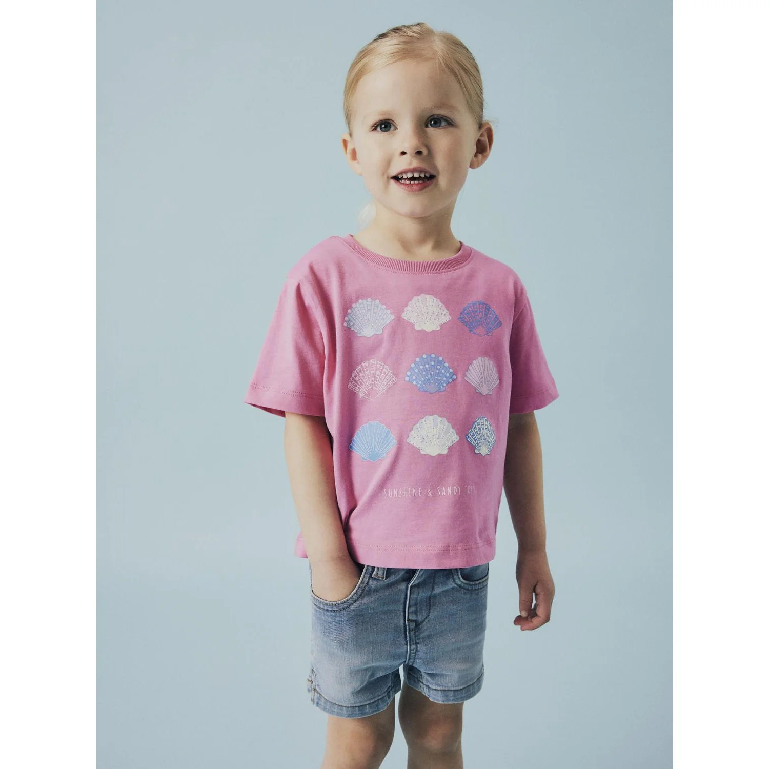 Name It Aurora Pink Nmfjassa Ss Nreg Top Pb - Image 2