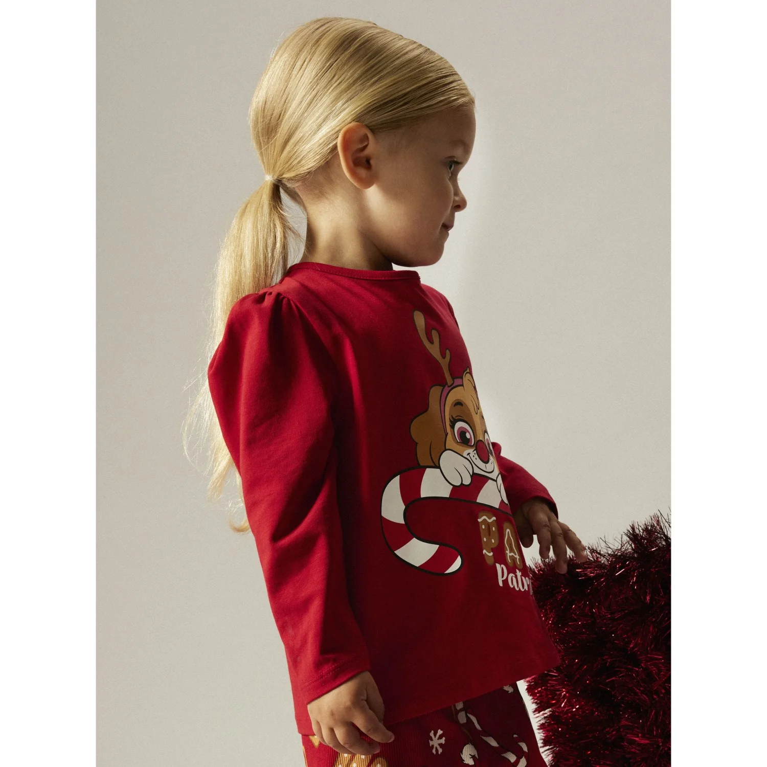 Name It Barbados Cherry Nmfsarba Paw Ls Nightset Cplg - Image 2
