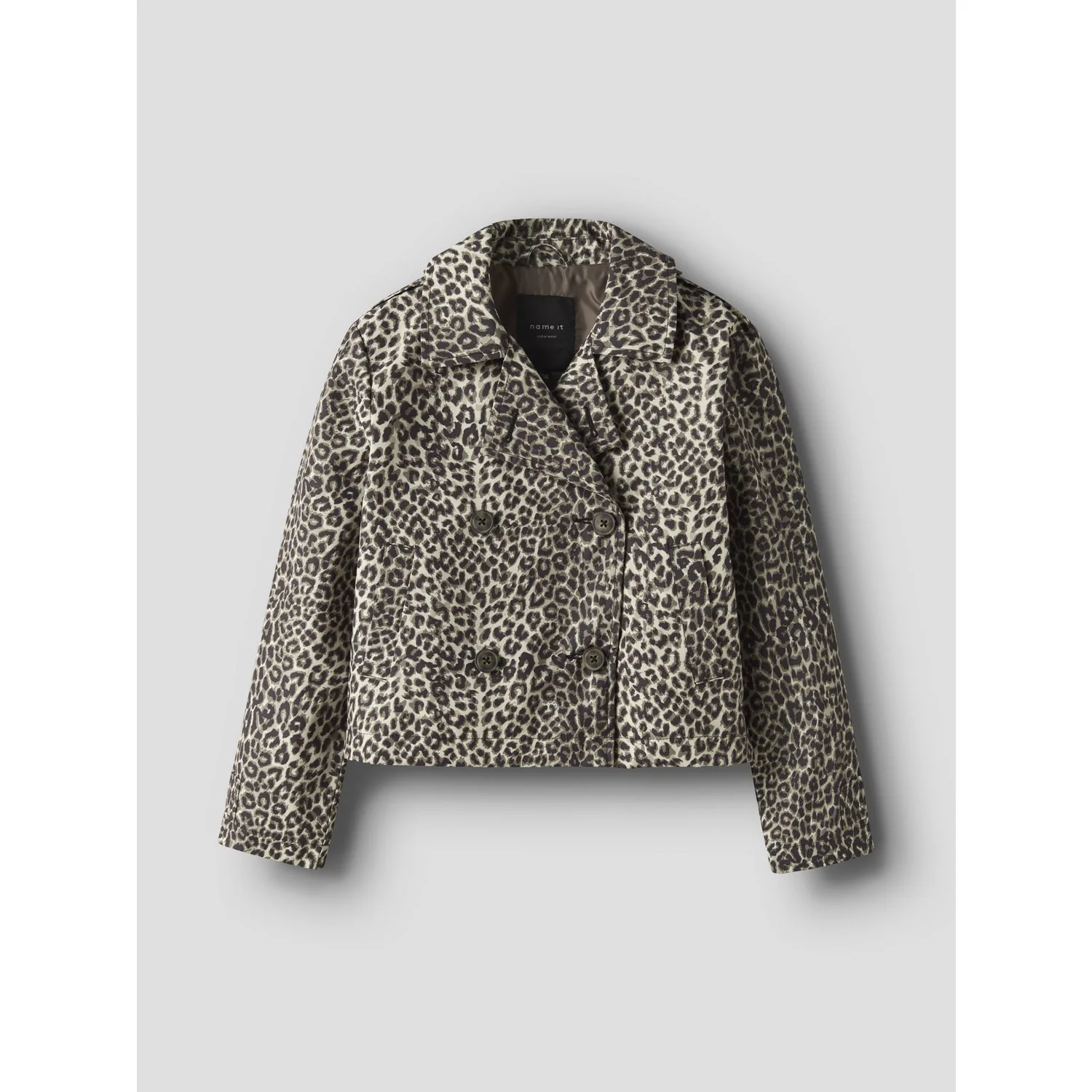 Name It Birch Nkfmadelin Trench Coat Short Aop - Image 4