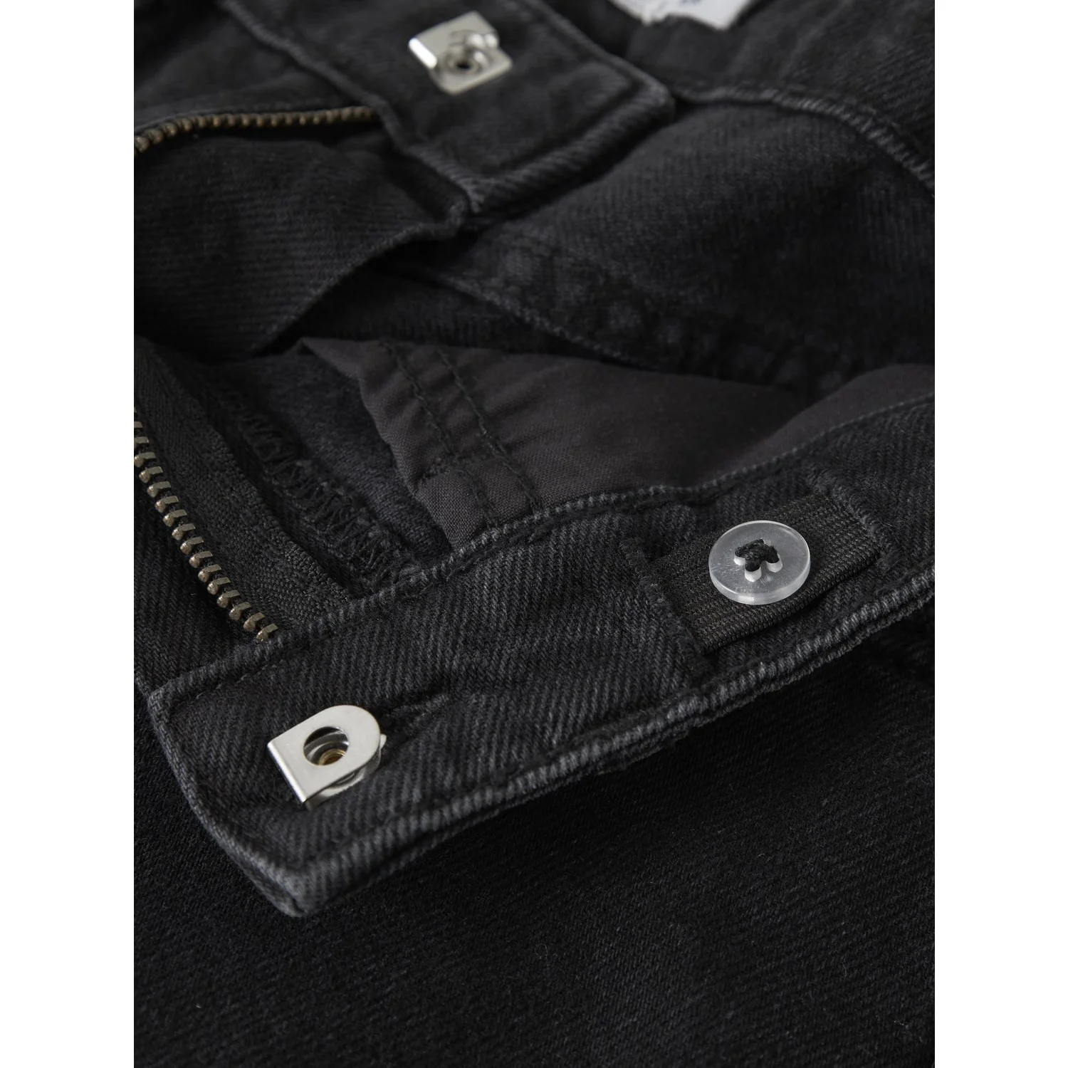 Name It Black Denim Nkfbella Hw Wide Dnm Shorts 1488-Be Noos - Image 4