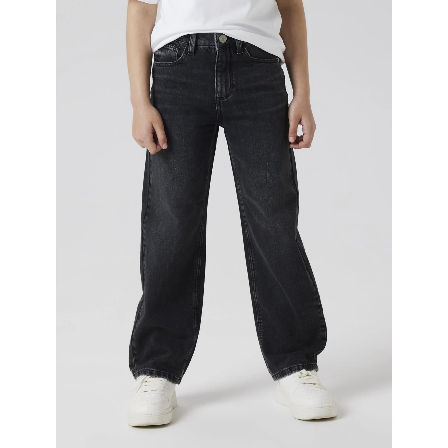 Name It Black Denim Nkfrose Hw Straight Jeans 9222-Rm Noos - Image 2