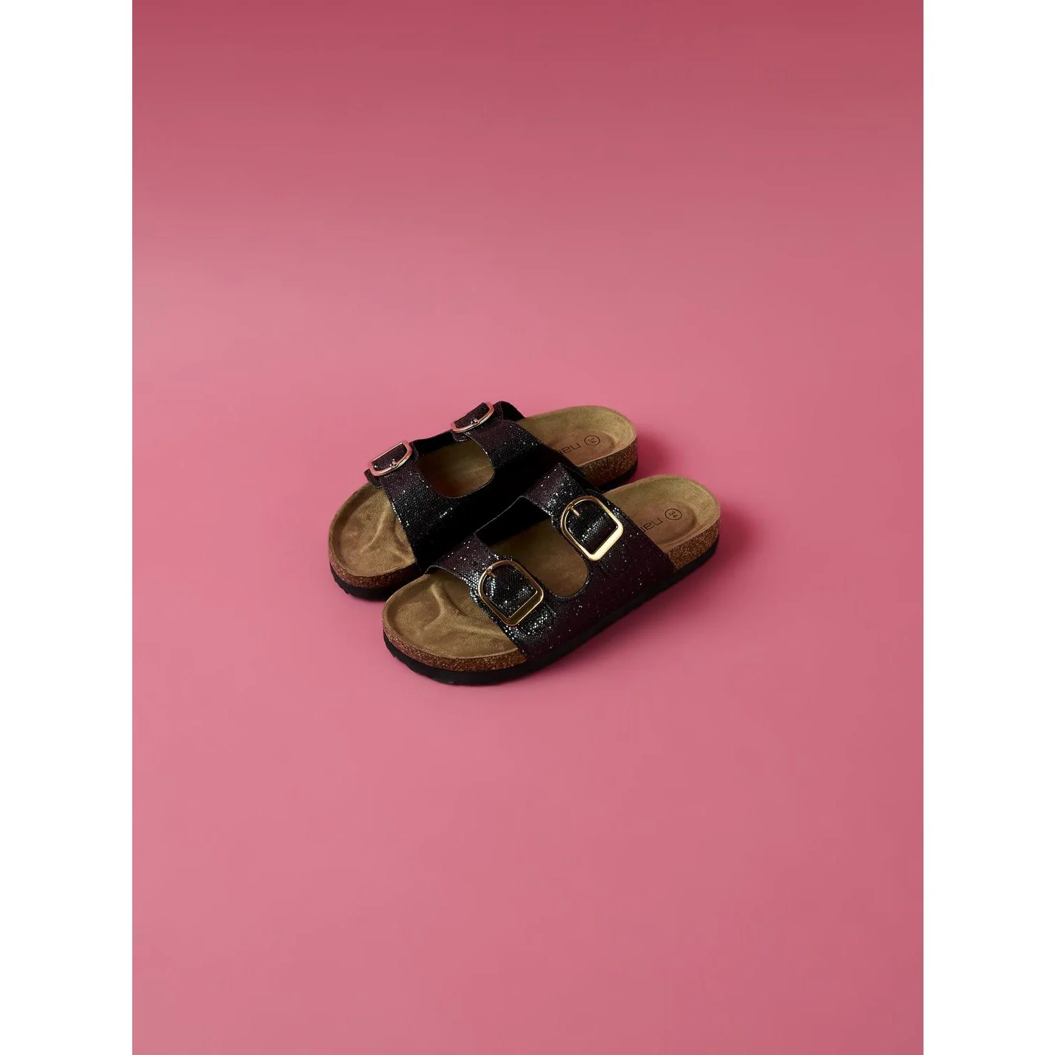 Name It Black Glitter Nkfflora Sandal - Image 2