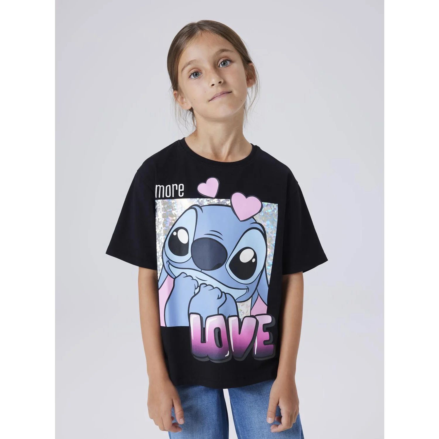 Name It Black Nkffora Stitch Ss Nreg Top Box Noos Wdi - Image 3