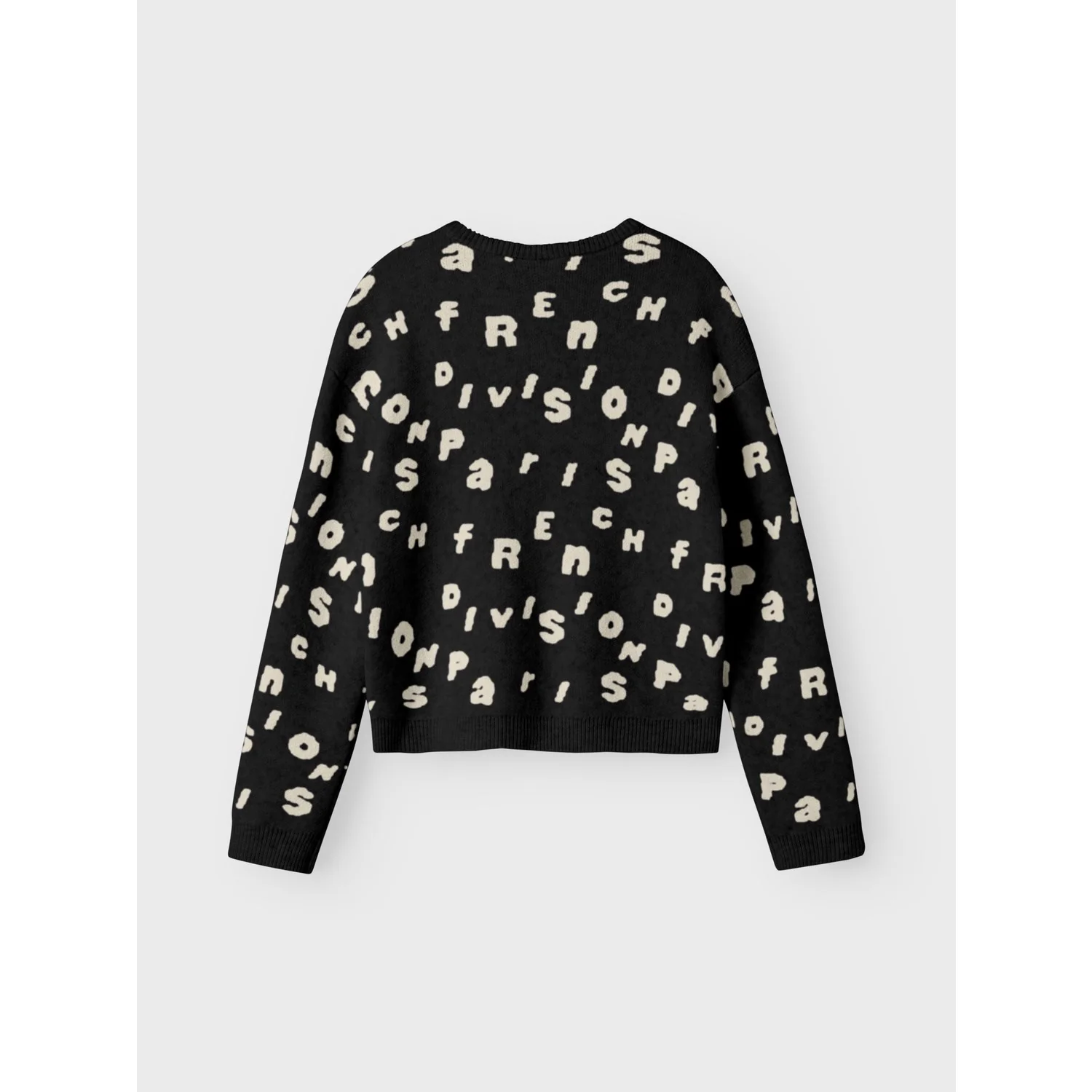 Name It Black Nkfoline Ls Knit Bf - Image 2