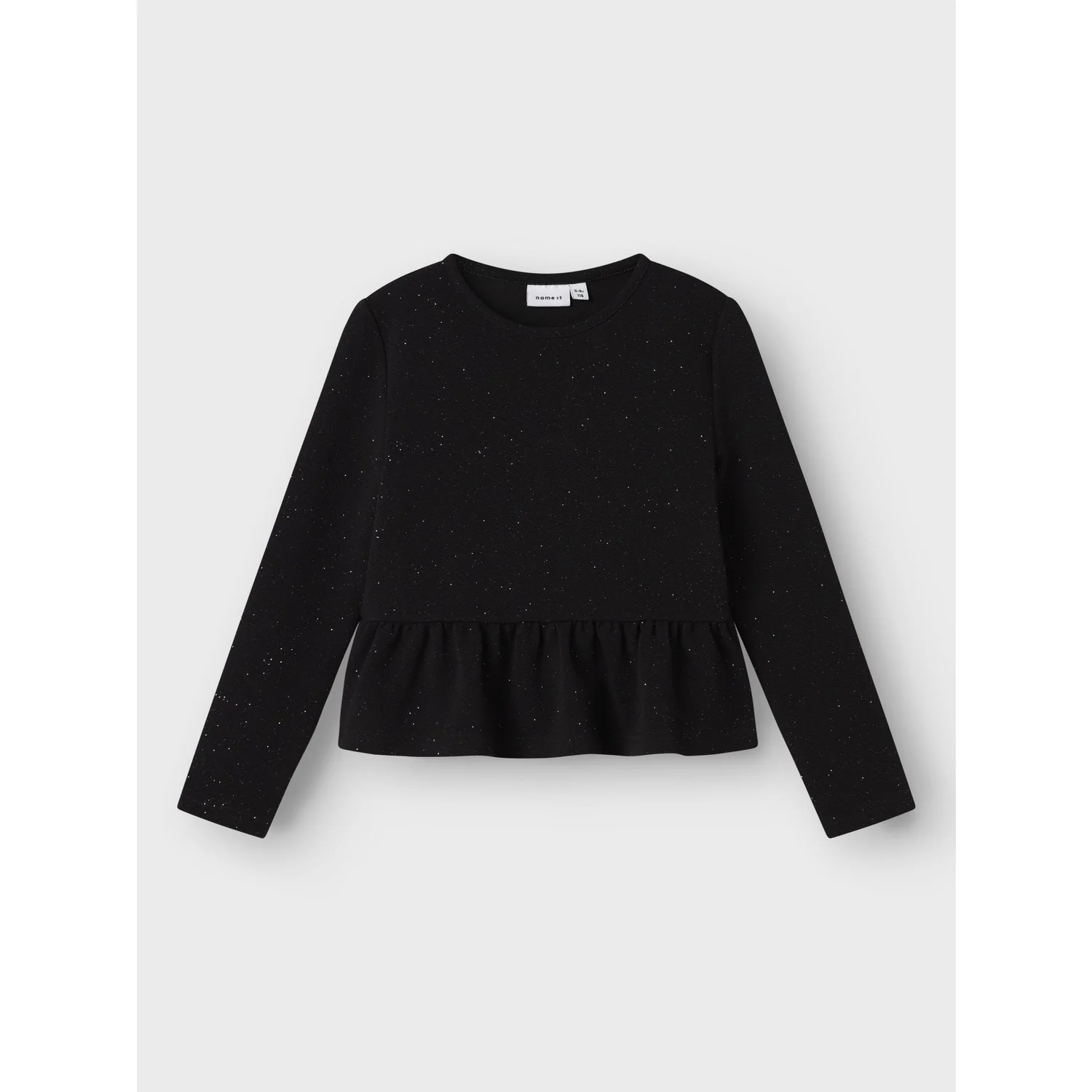 Name It Black Nkfroka Ls Short Top - Image 3