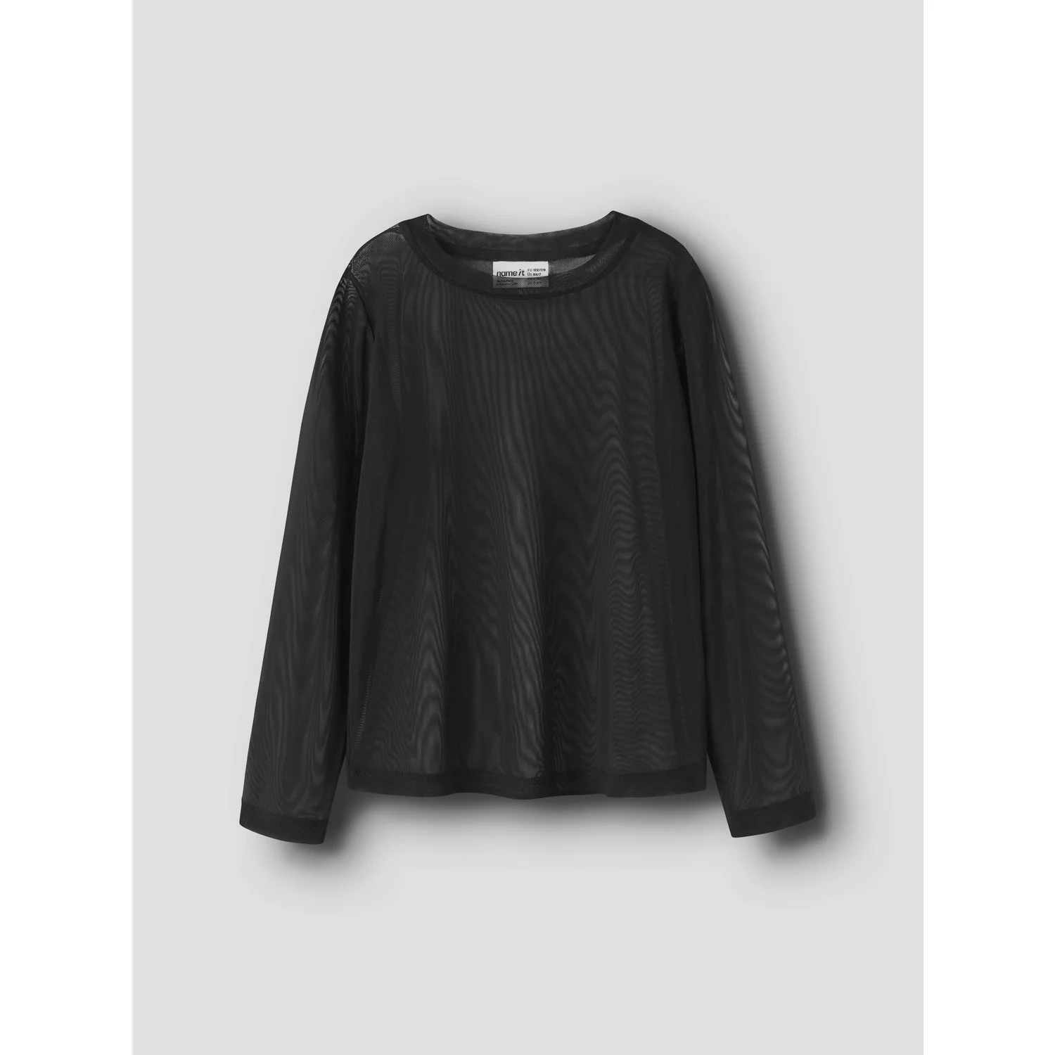 Name It Black Nkfrophelia Ls Mesh Top - Image 3