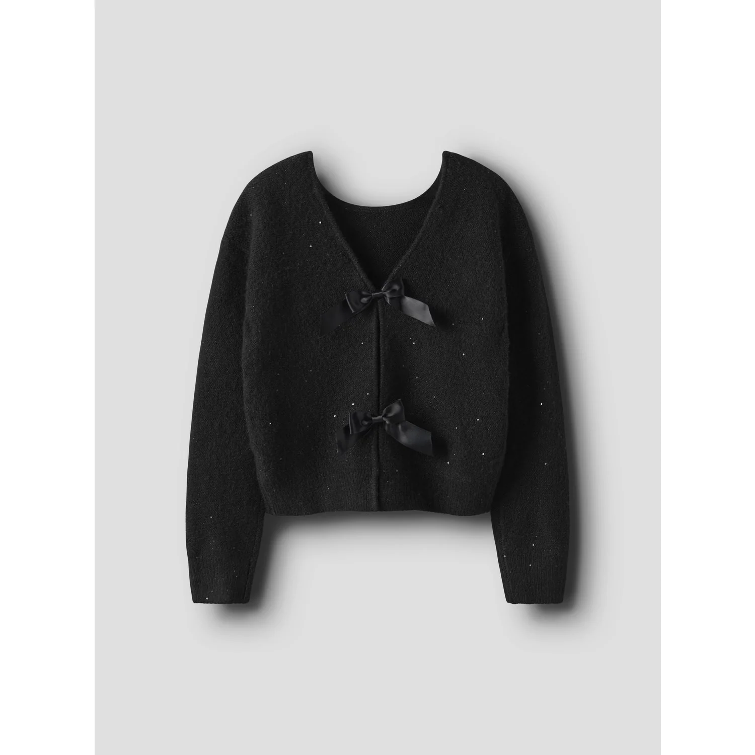 Name It Black Nkfsimra Ls Sh Knit - Image 3