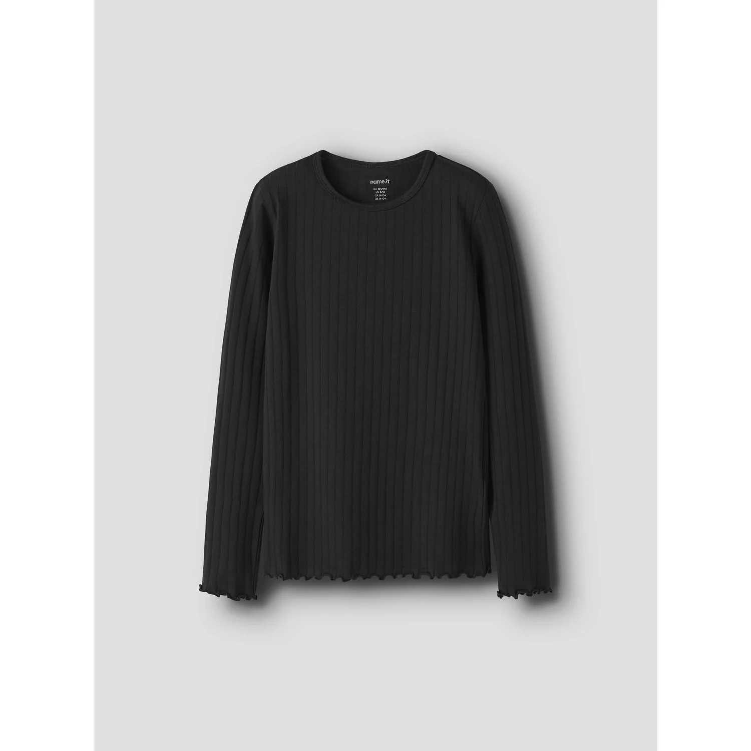 Name It Black Nkfvibse Ls Slim Top - Image 3