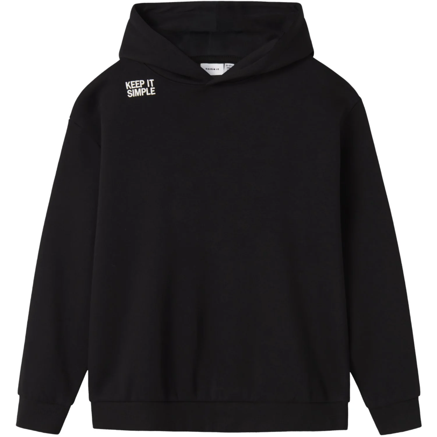 Name It Black Nkmbronx Ls Rlx Swe Bru Wh Bf