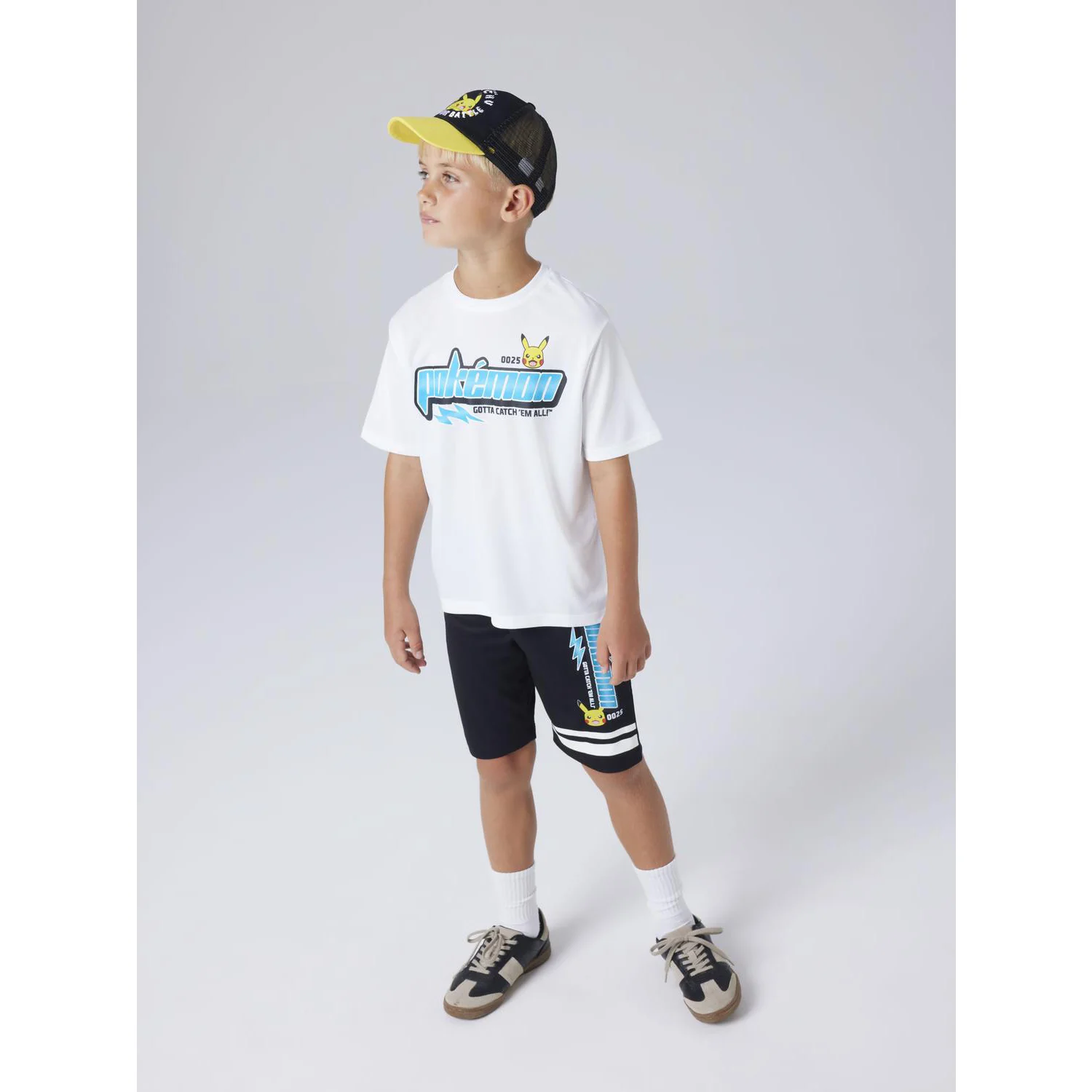 Name It Black Nkmmile Pokemon Nreg Long Po Shorts Sky - Image 2