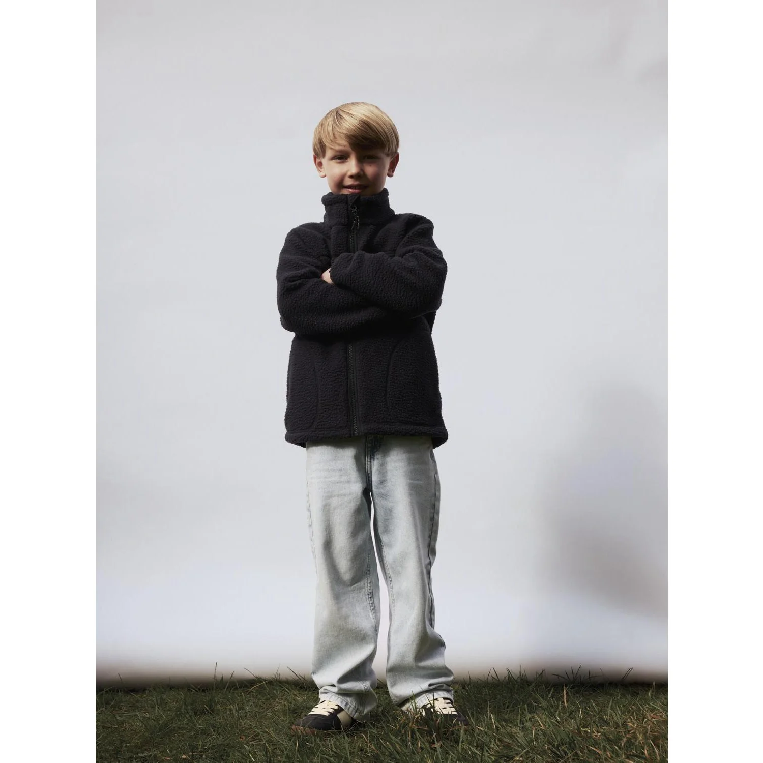 Name It Black Nkmmiller Sherpa Jacket - Image 2