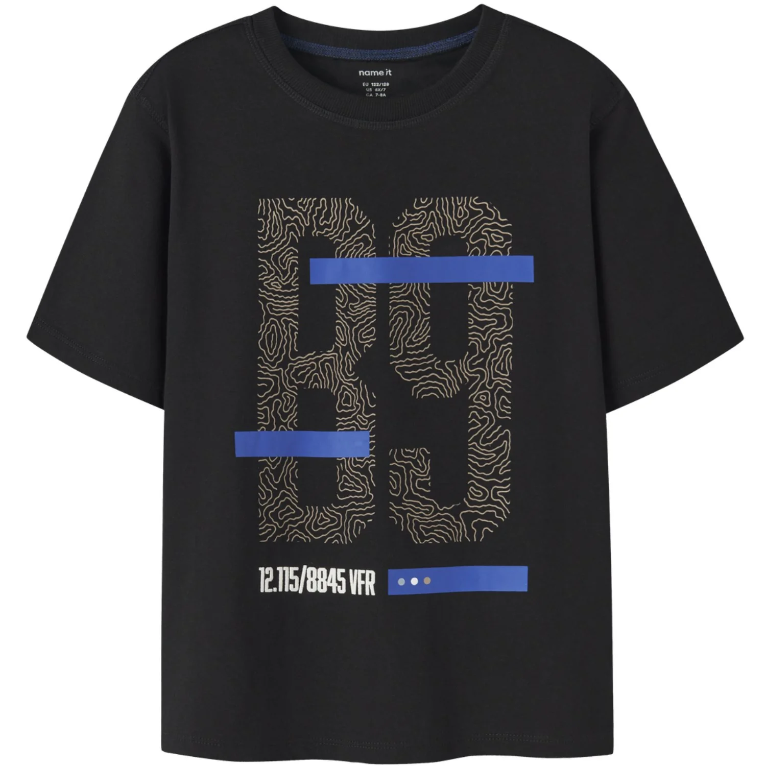 Name It Black Nkmoakley Ss Nreg Top Bf