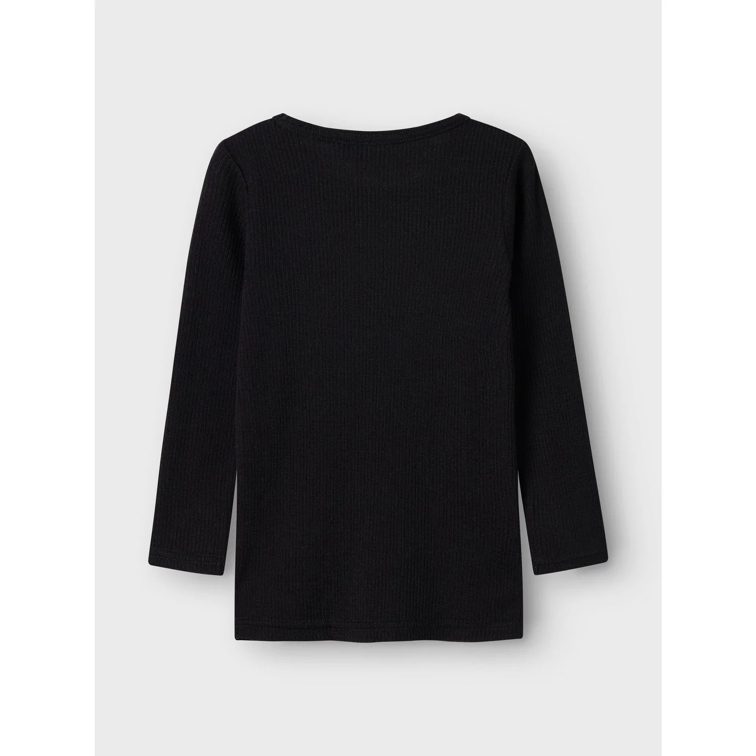 Name It Black Nmnwax Wool Rib Ls Top Noos - Image 3