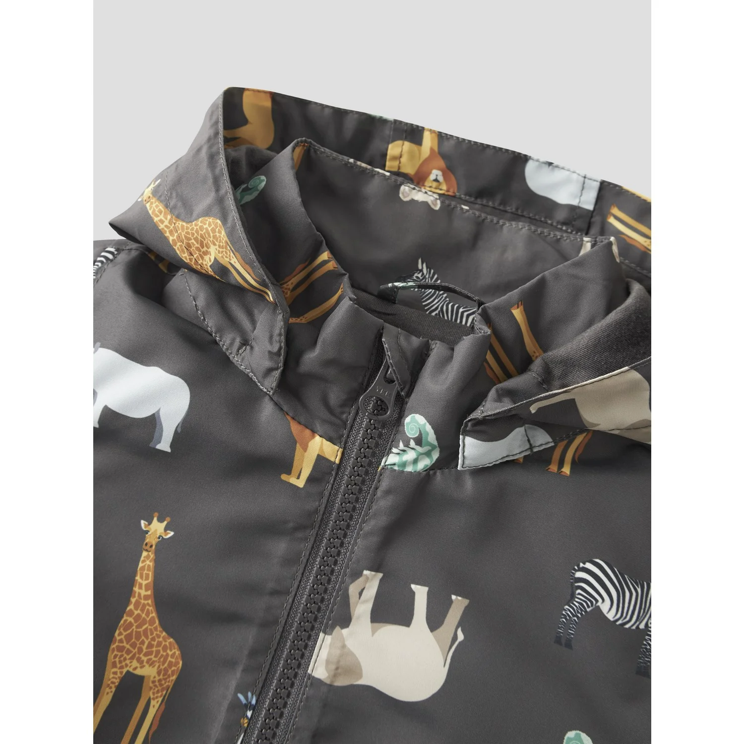 Name It Blackened Pearl 5 Safari Nmmmax Jacket Li Aop Noos - Image 2