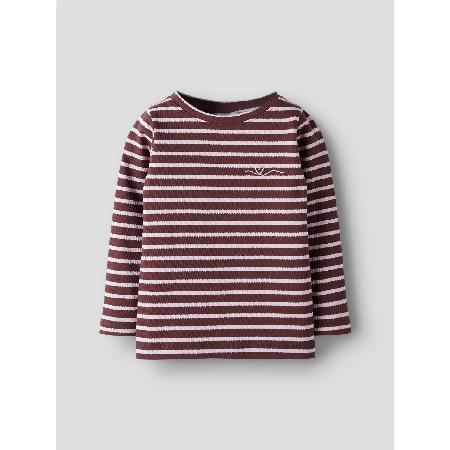 Name It Bleached Mauve Andorra Nmfkattie Ls Slim Top - Image 3