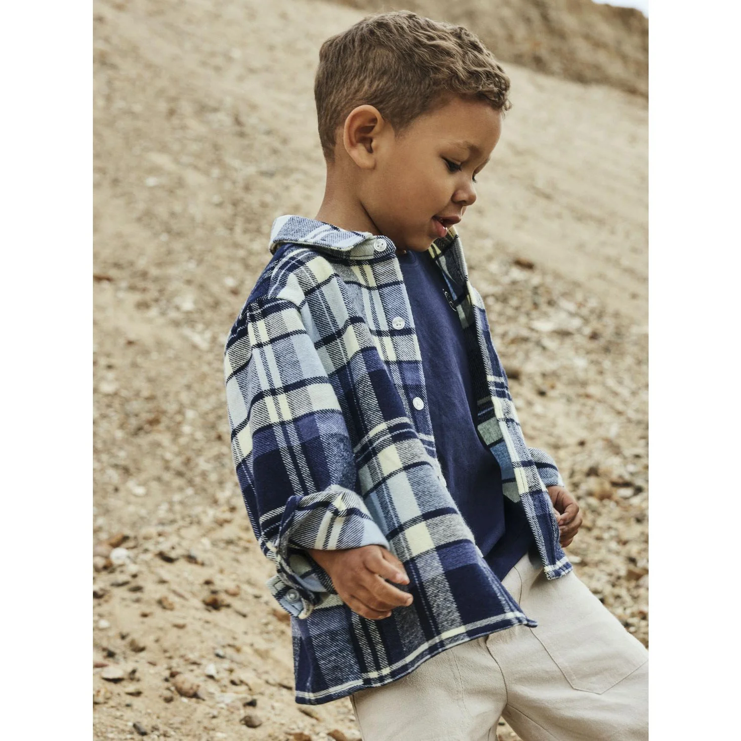 Name It Blue Fog Nmmdetul Ls Overshirt - Image 3