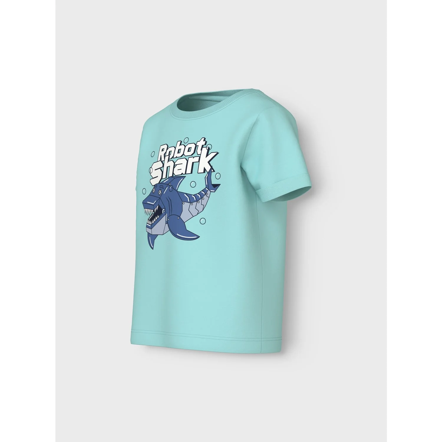 Name It Blue Tint Shark Nmmvux Ss Top - Image 2