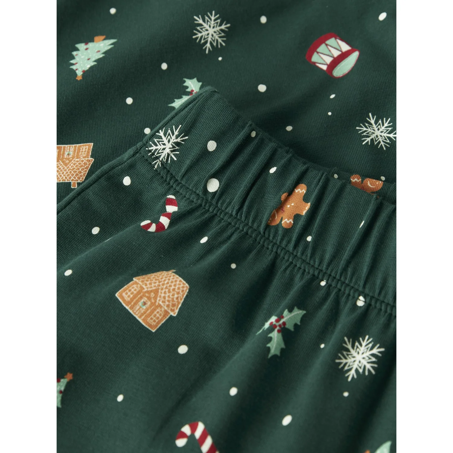 Name It Botanical Garden Xmas AOP Nanvismas Ls Nightset Adult - Image 2