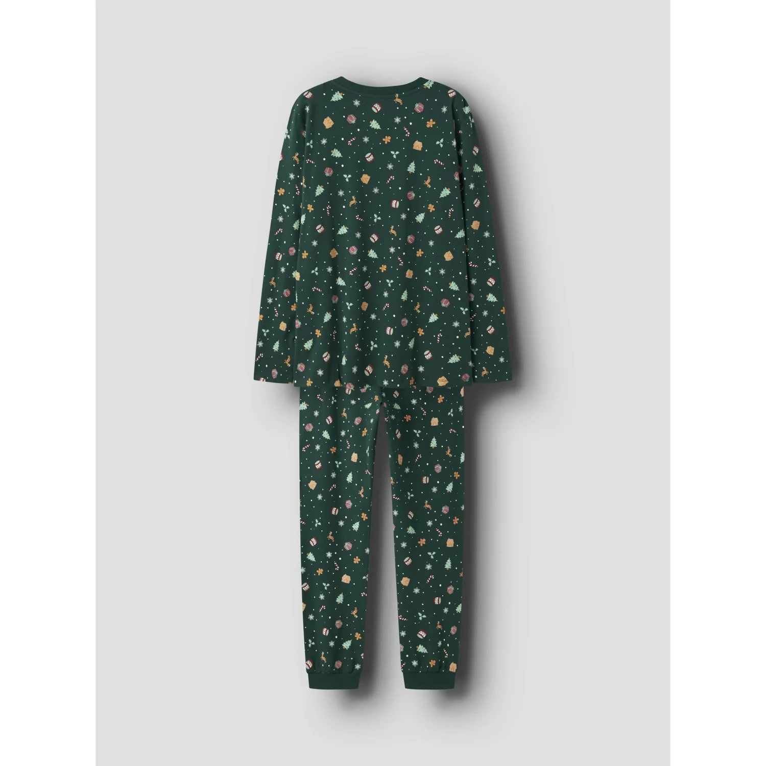 Name It Botanical Garden Xmas AOP Nanvismas Ls Nightset Adult - Image 4