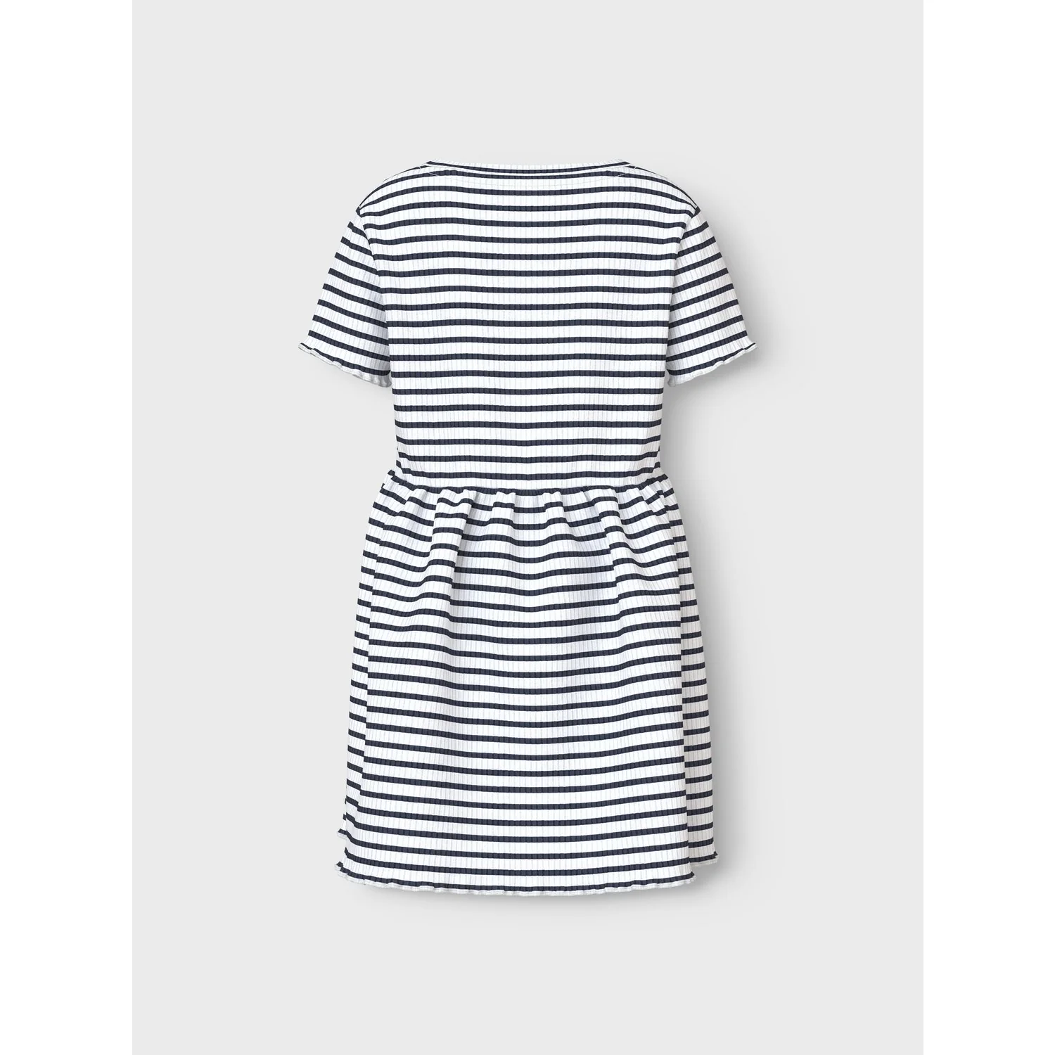 Name It Bright White Blue Nmfvemma Ss Dress - Image 3
