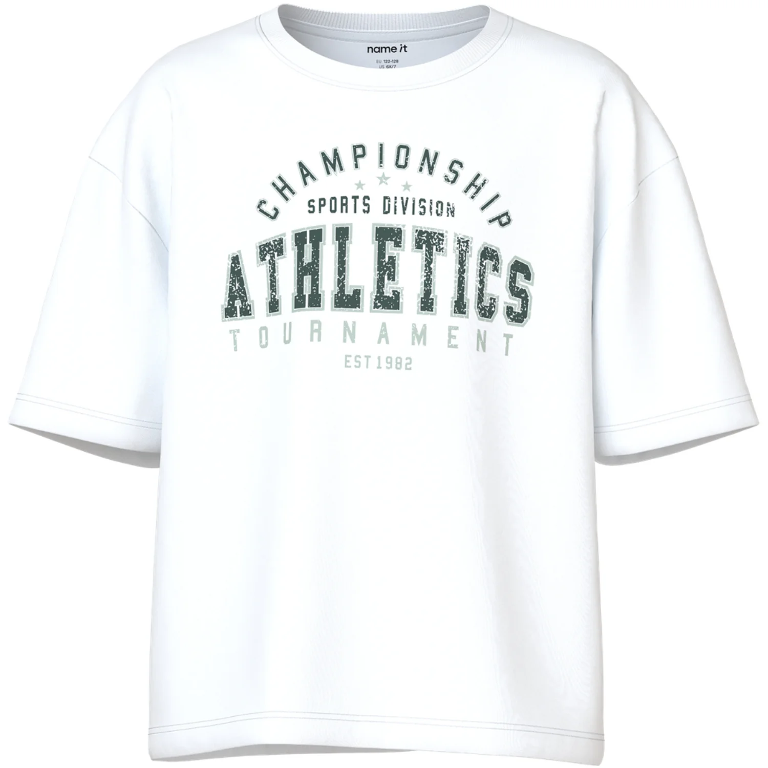 Name It Bright White Championship Nkmvalix Ss Rlx Top