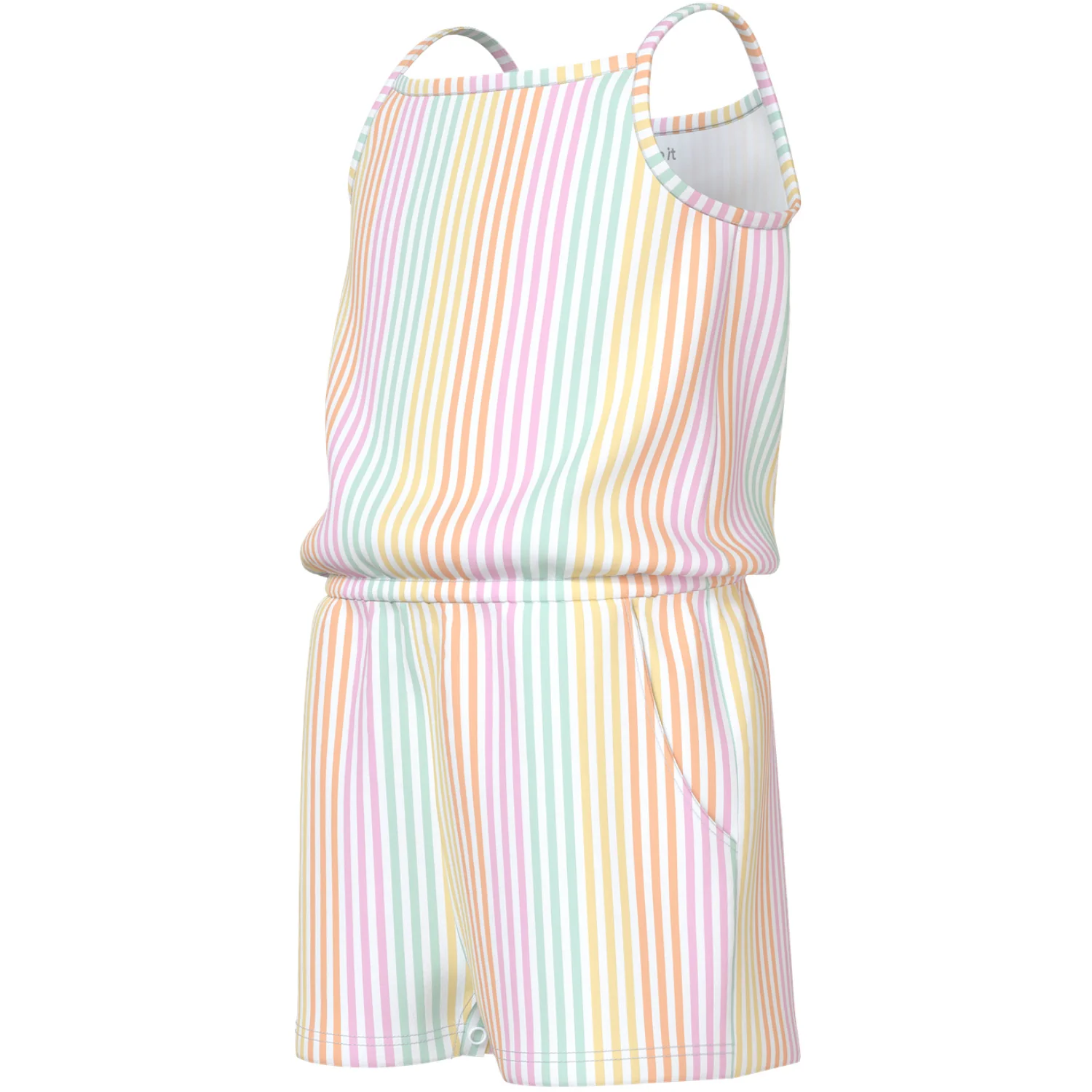 Name It Bright White Cool Stripe Nmfvigga Strap Suit - Image 3