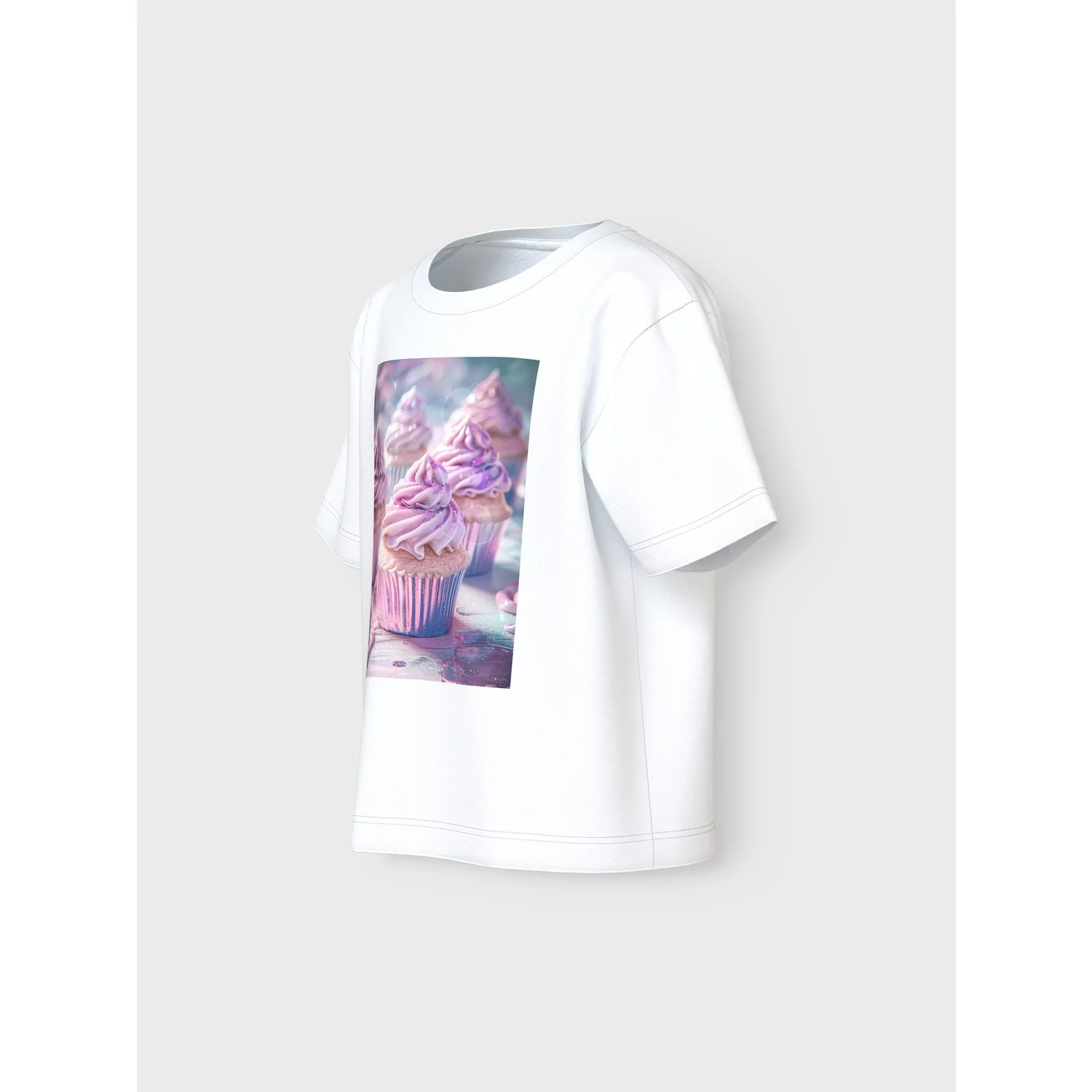 Name It Bright White Cupcake Nmfvotea Ss Nreg Top - Image 2