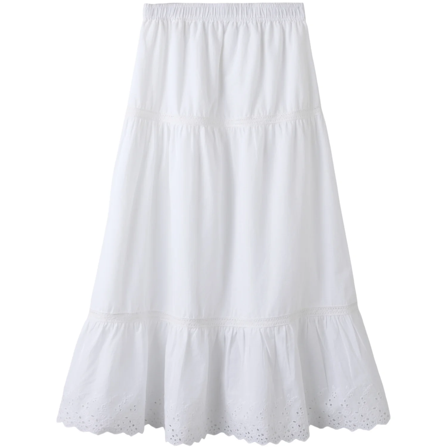 Name It Bright White Nkfhermala Long Skirt