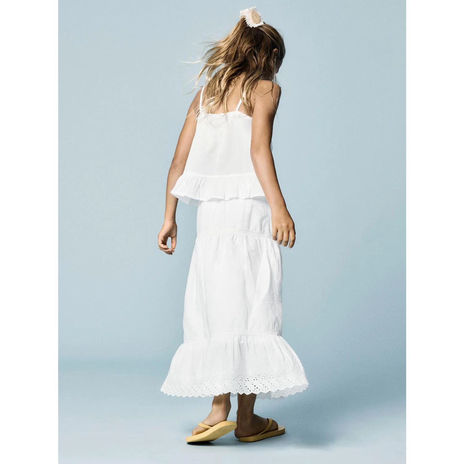 Name It Bright White Nkfhermala Long Skirt - Image 2