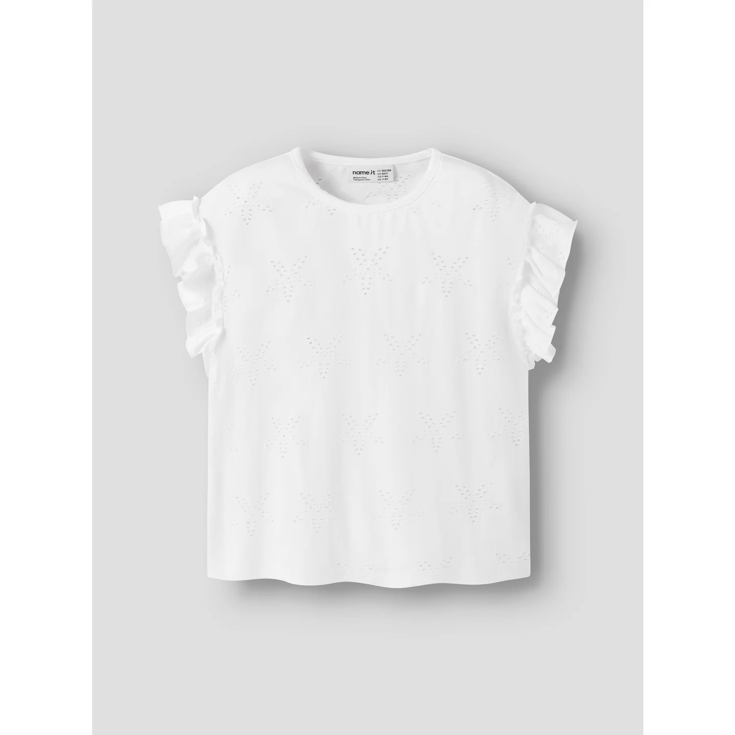 Name It Bright White Nkfjaden Sl Nreg Sh Top - Image 5